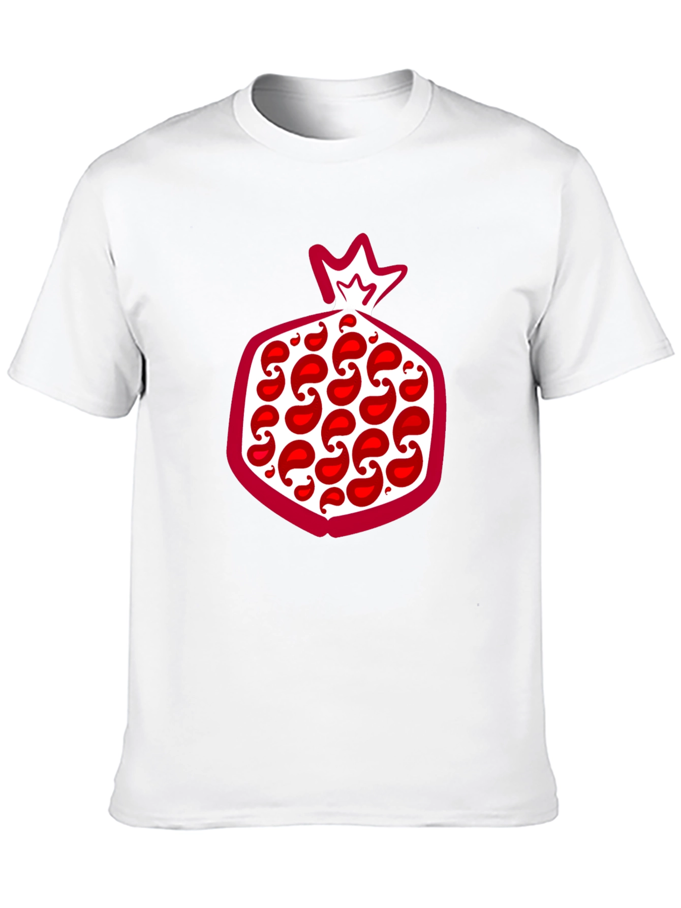 Pomegranate Graphic Tee - Stylish Fruit Design T-Shirt