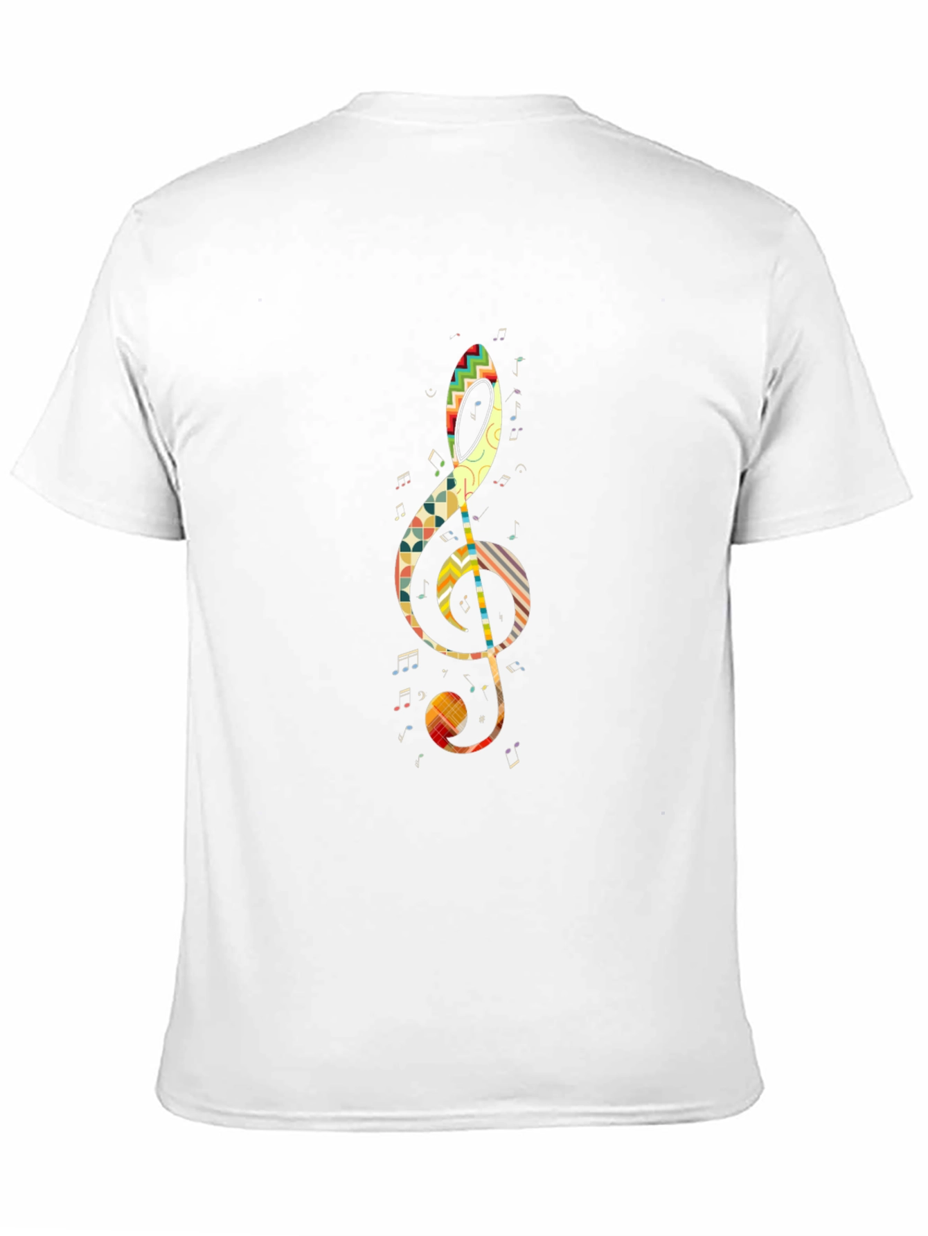 Music Note Graphic Tee - Stylish Black T-Shirt