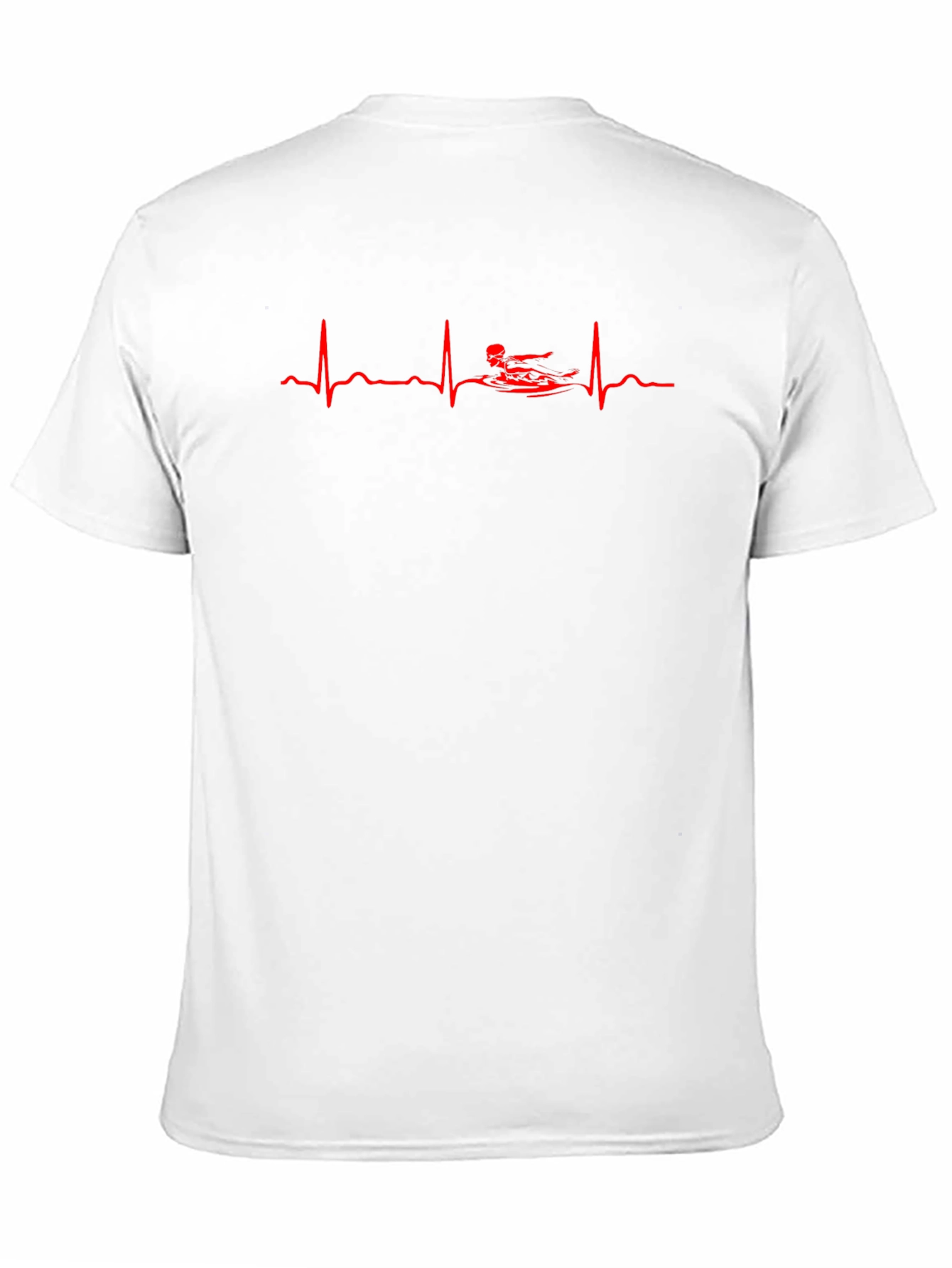 Kayaker Heartbeat T-Shirt - Black