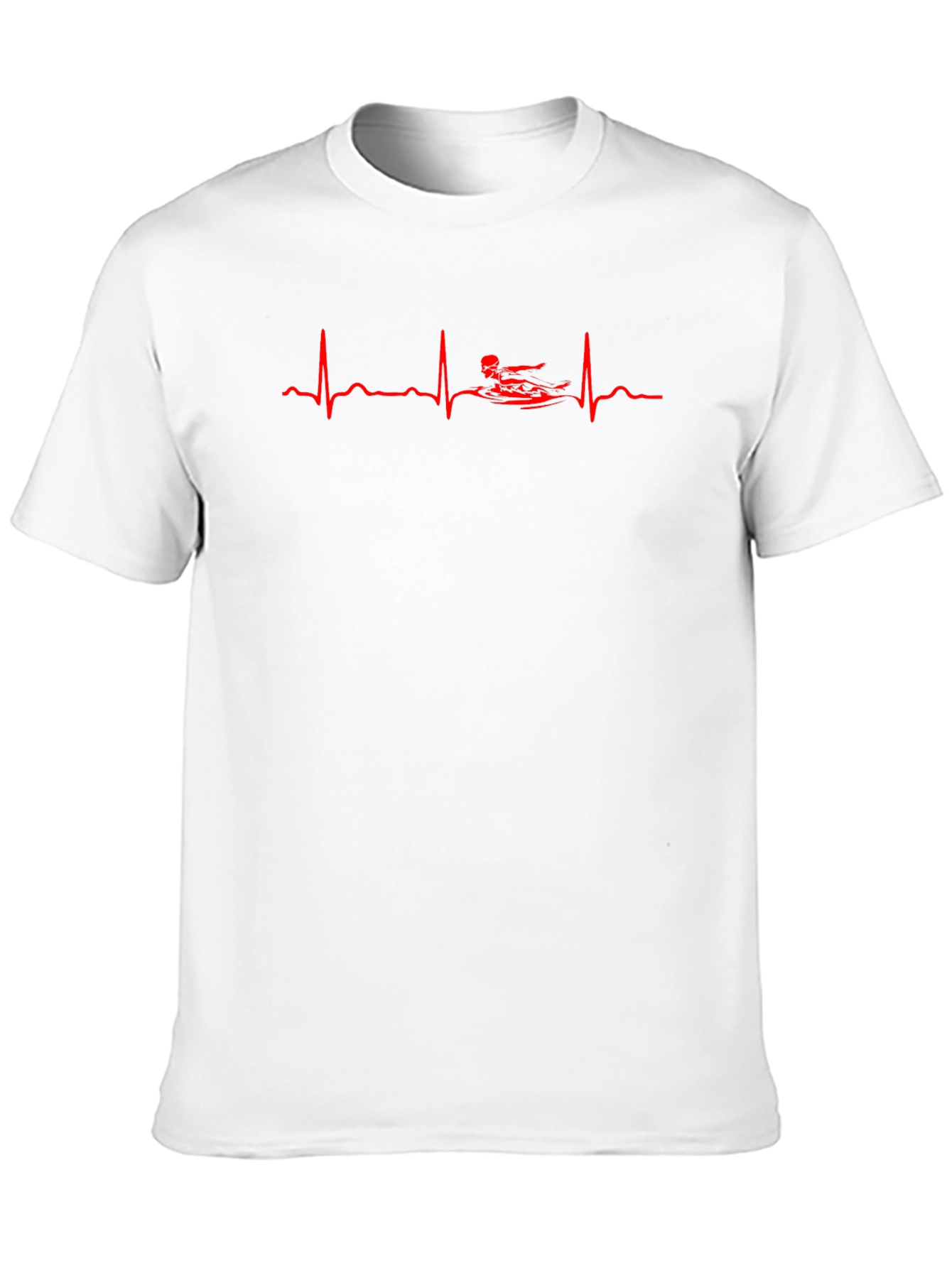 Kayaker Heartbeat T-Shirt - Black