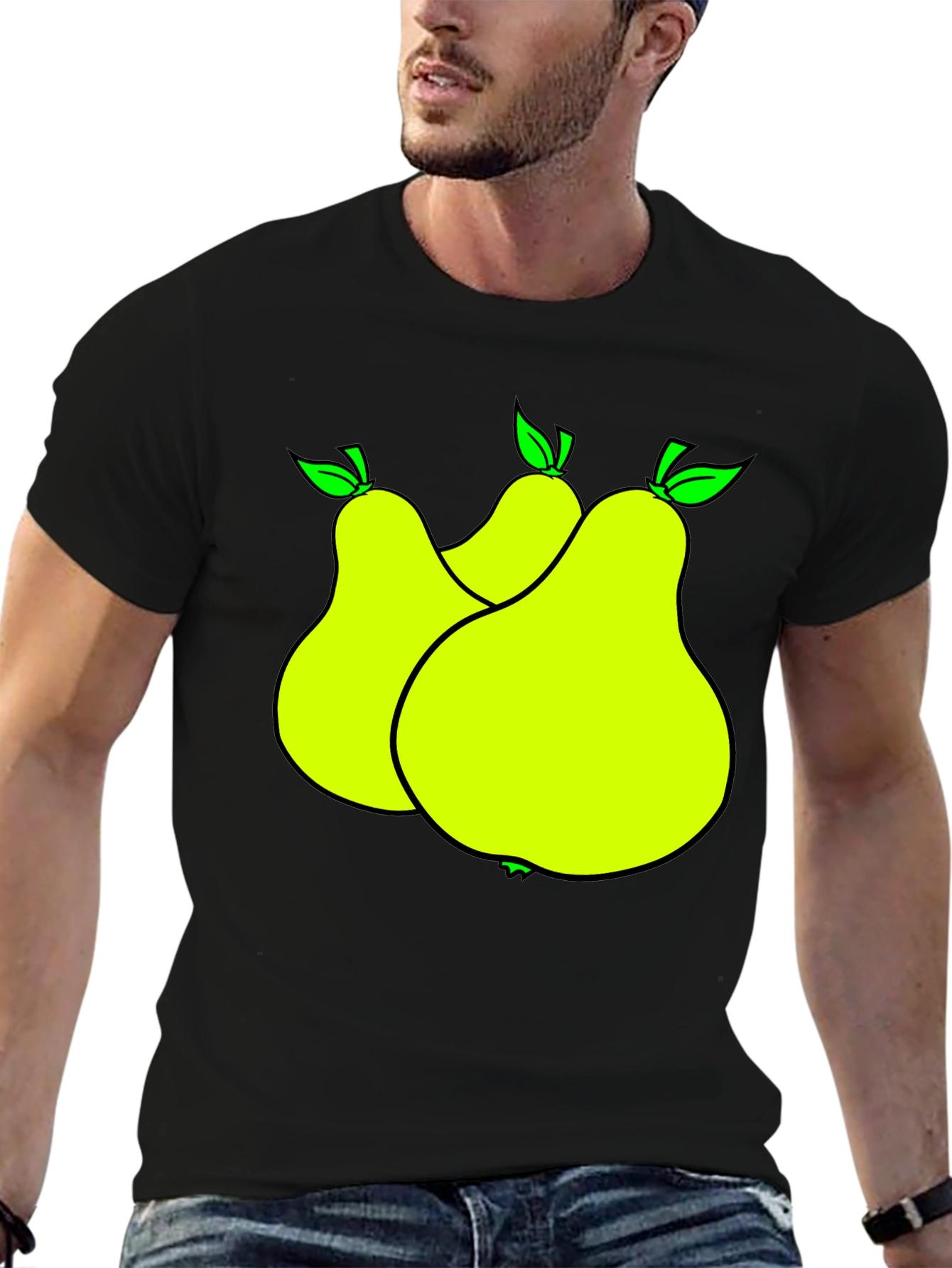 Pear Graphic Tee - Unisex Fruit Design