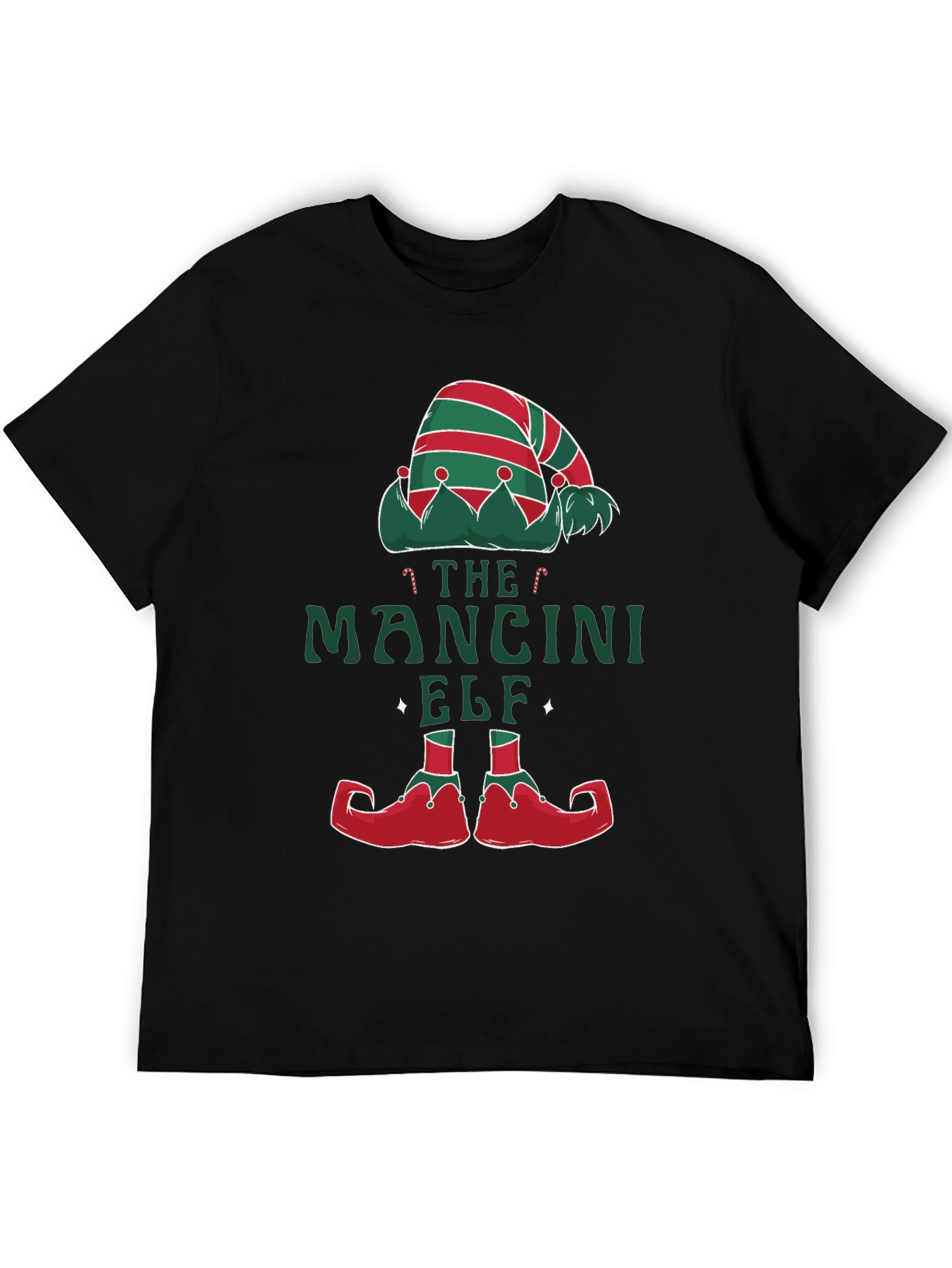 The Mancini Elf Christmas Graphic T-Shirt
