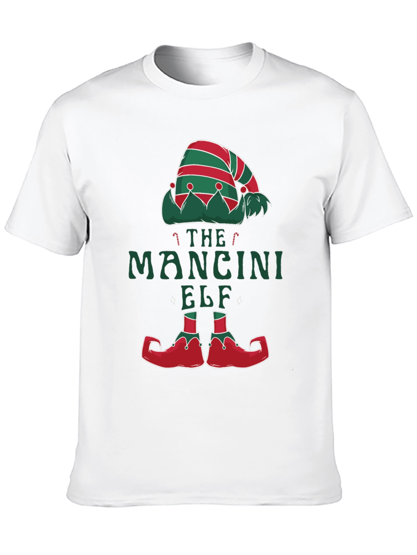 The Mancini Elf Christmas Graphic T-Shirt