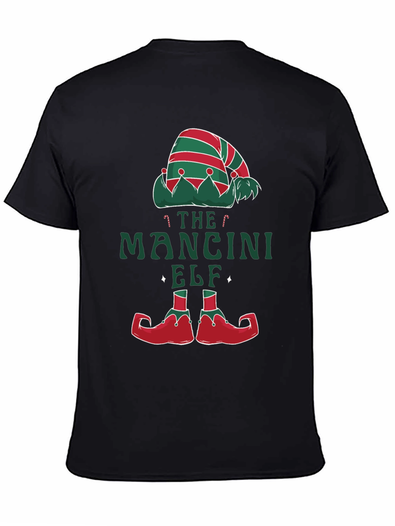 The Mancini Elf Christmas Graphic T-Shirt