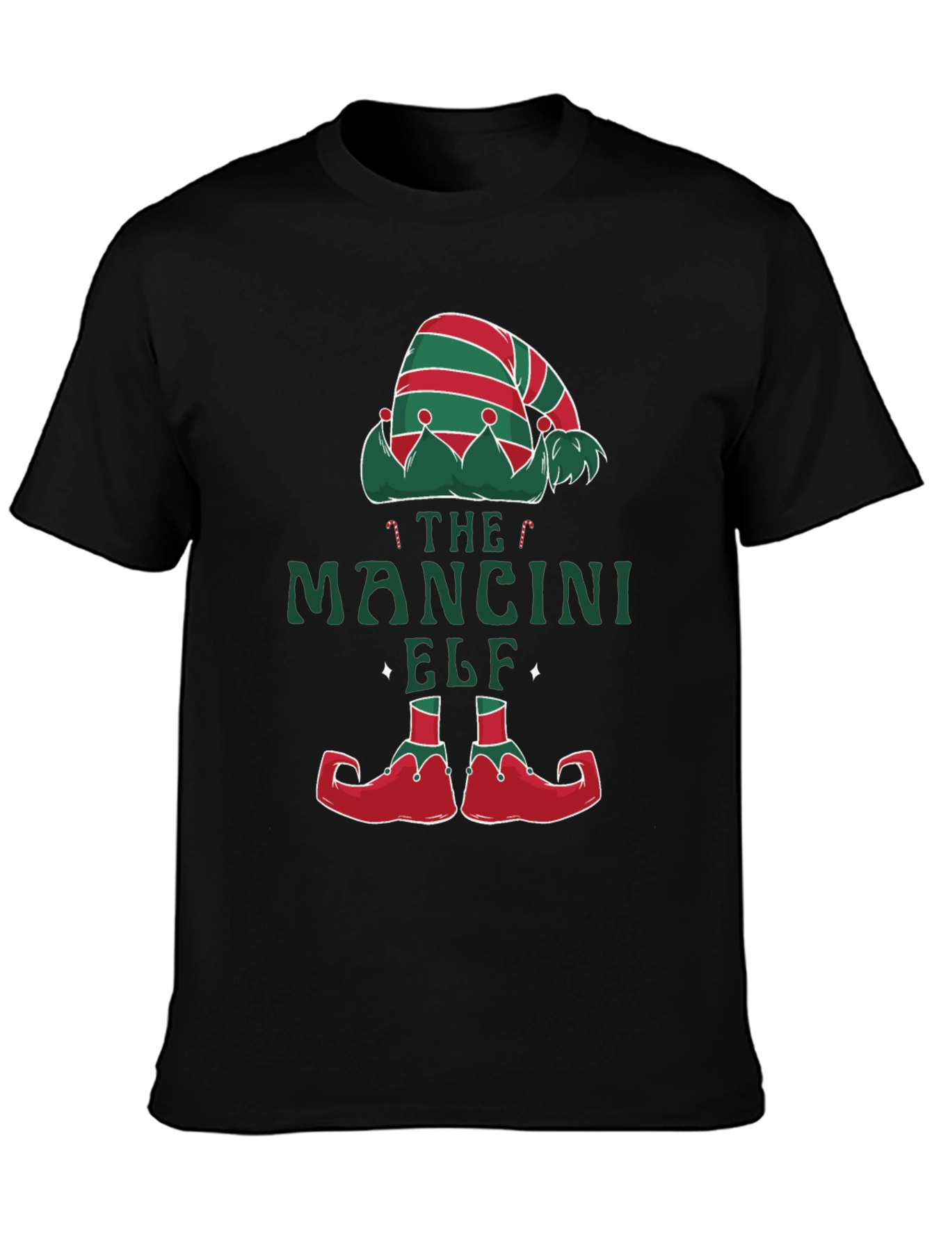 The Mancini Elf Christmas Graphic T-Shirt