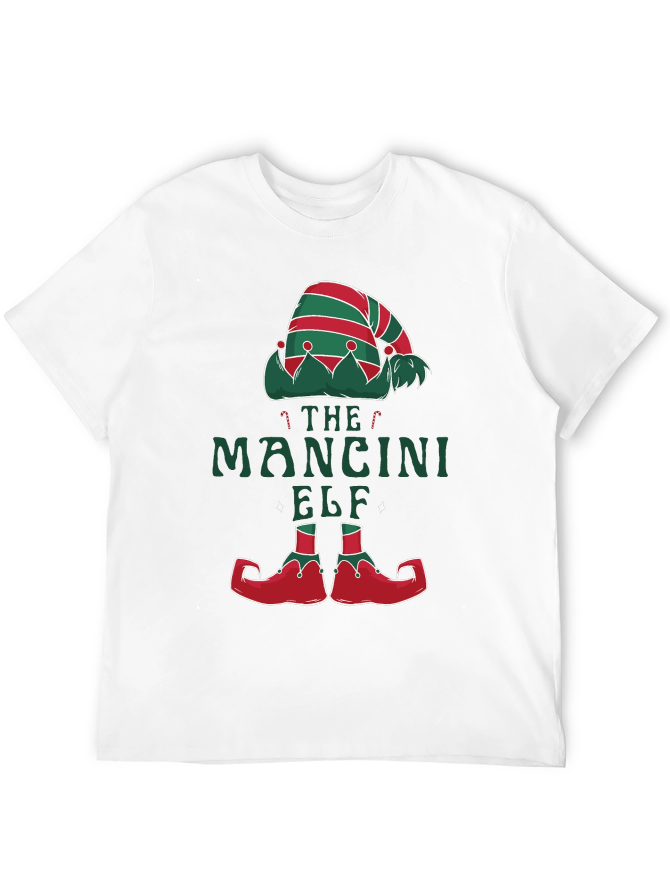 The Mancini Elf Christmas Graphic T-Shirt