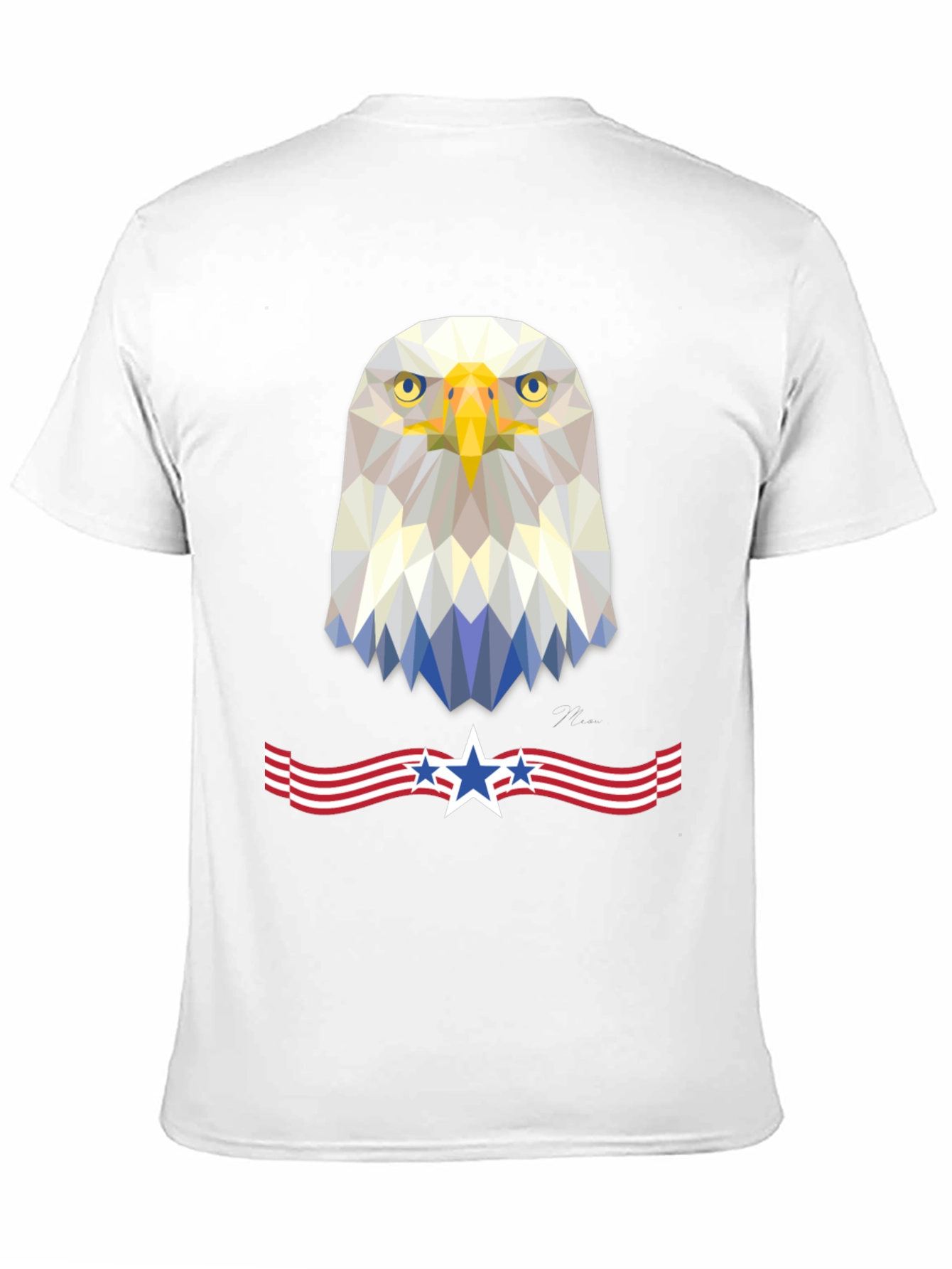 Patriotic Eagle Geometric Tee