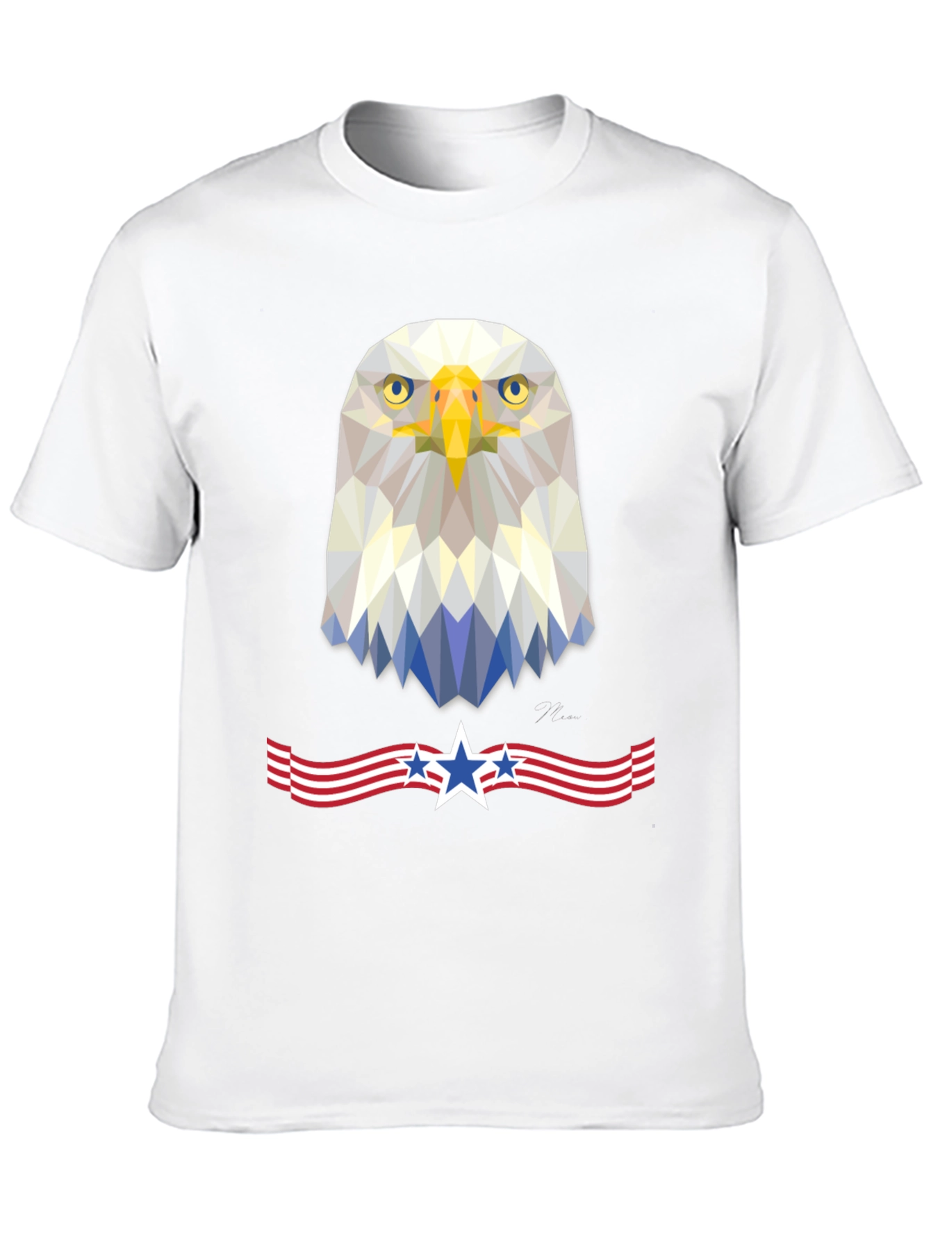 Patriotic Eagle Geometric Tee