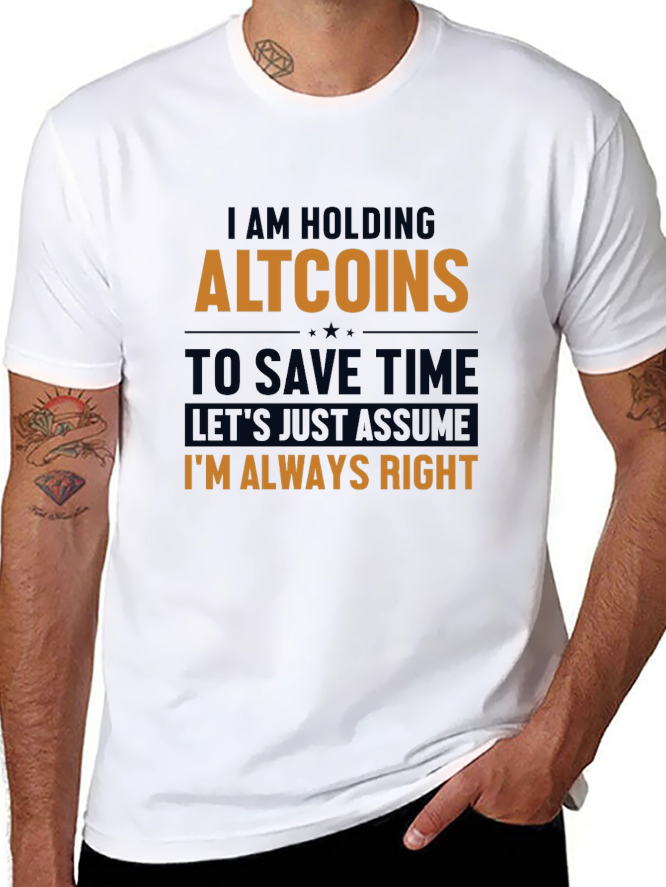 Altcoins T-Shirt - Im Always Right Crypto Tee