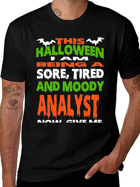 Funny Halloween Analyst T-Shirt