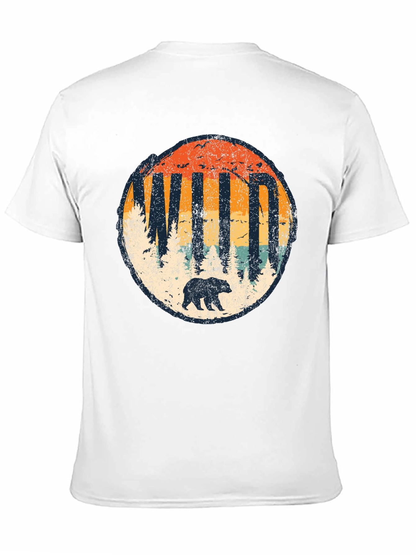Wild Bear Graphic Tee - Nature Inspired Unisex Shirt