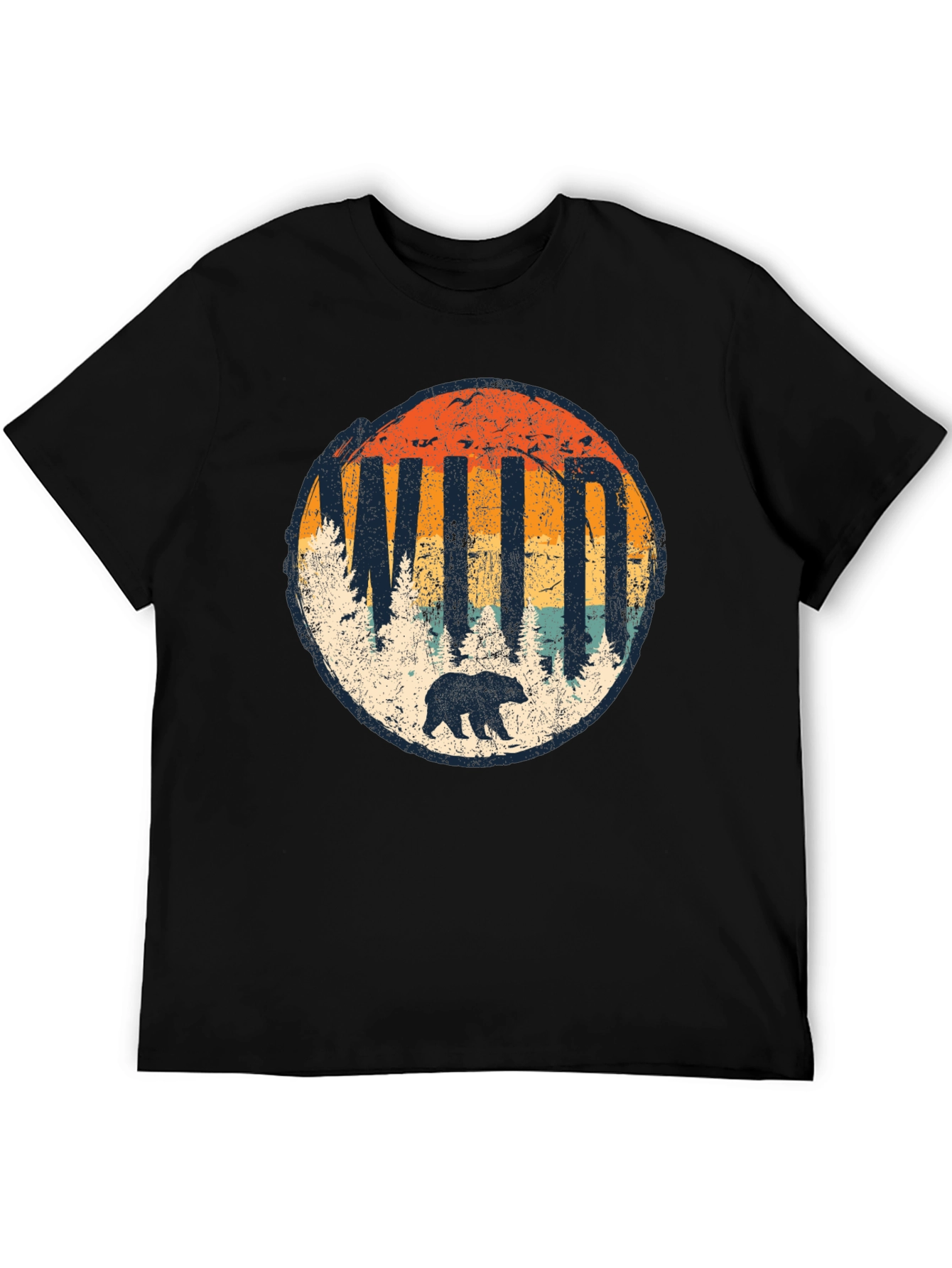 Wild Bear Graphic Tee - Nature Inspired Unisex Shirt
