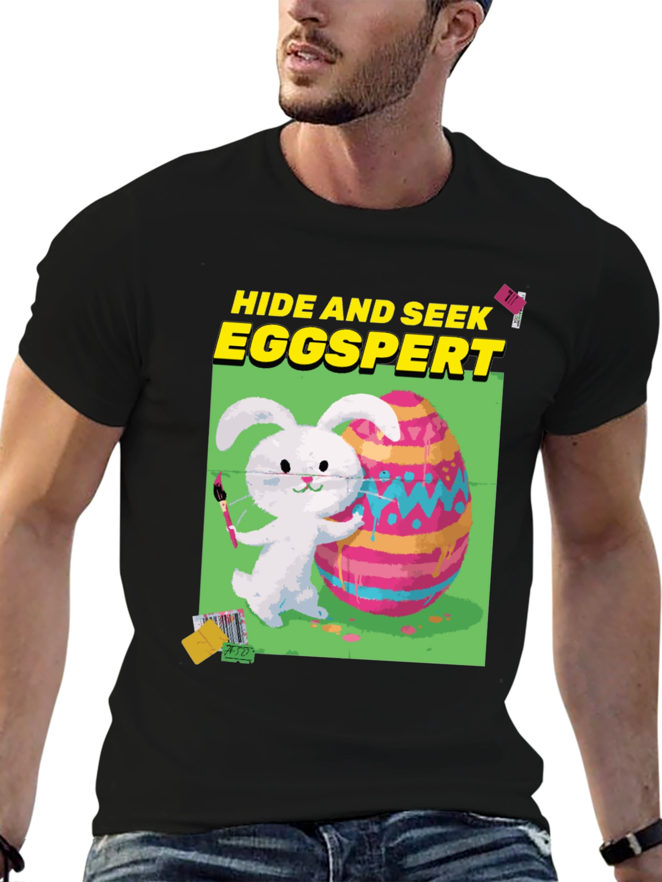 Hide and Seek Eggspert T-Shirt - Easter Bunny