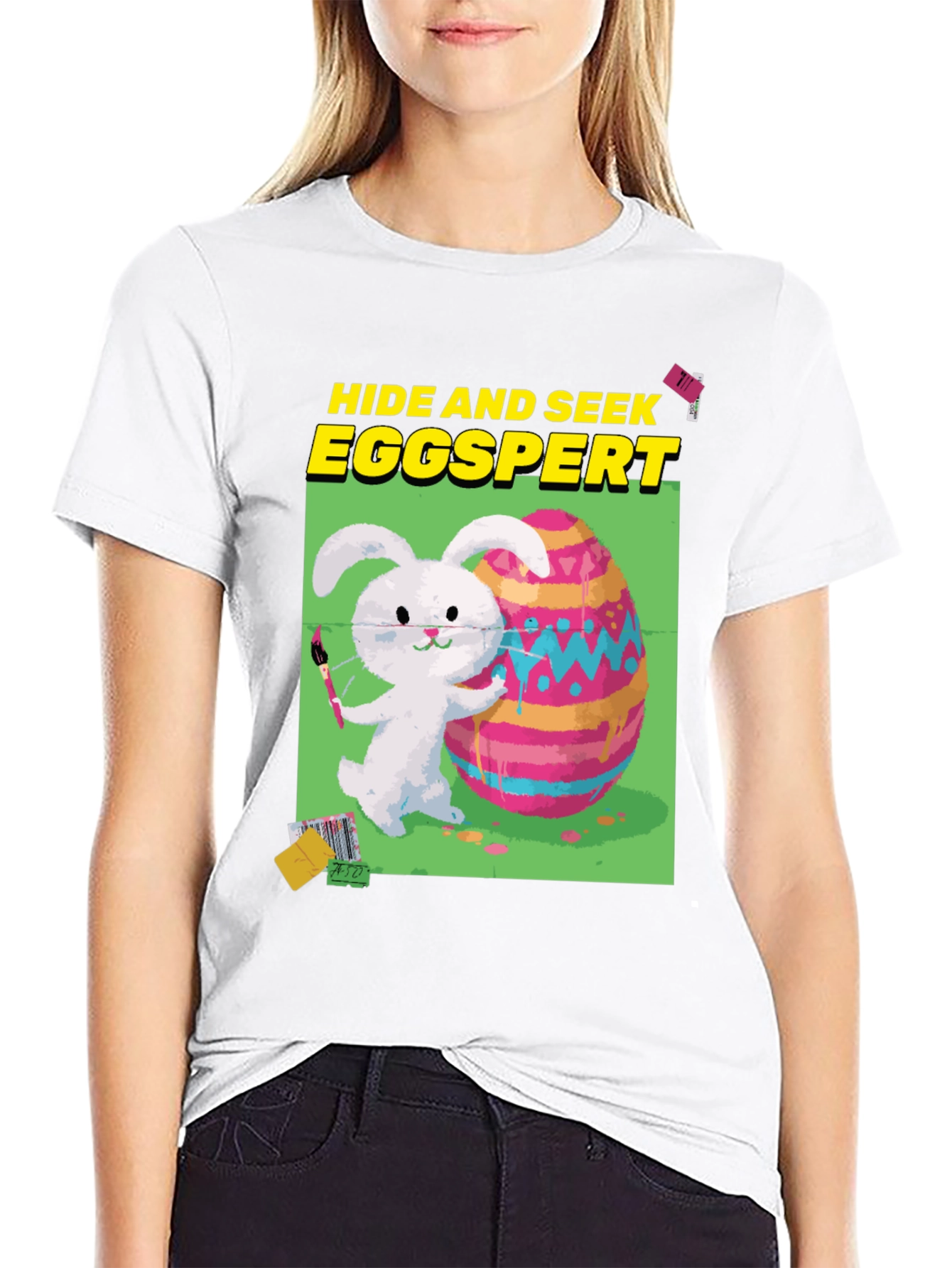 Hide and Seek Eggspert T-Shirt - Easter Bunny