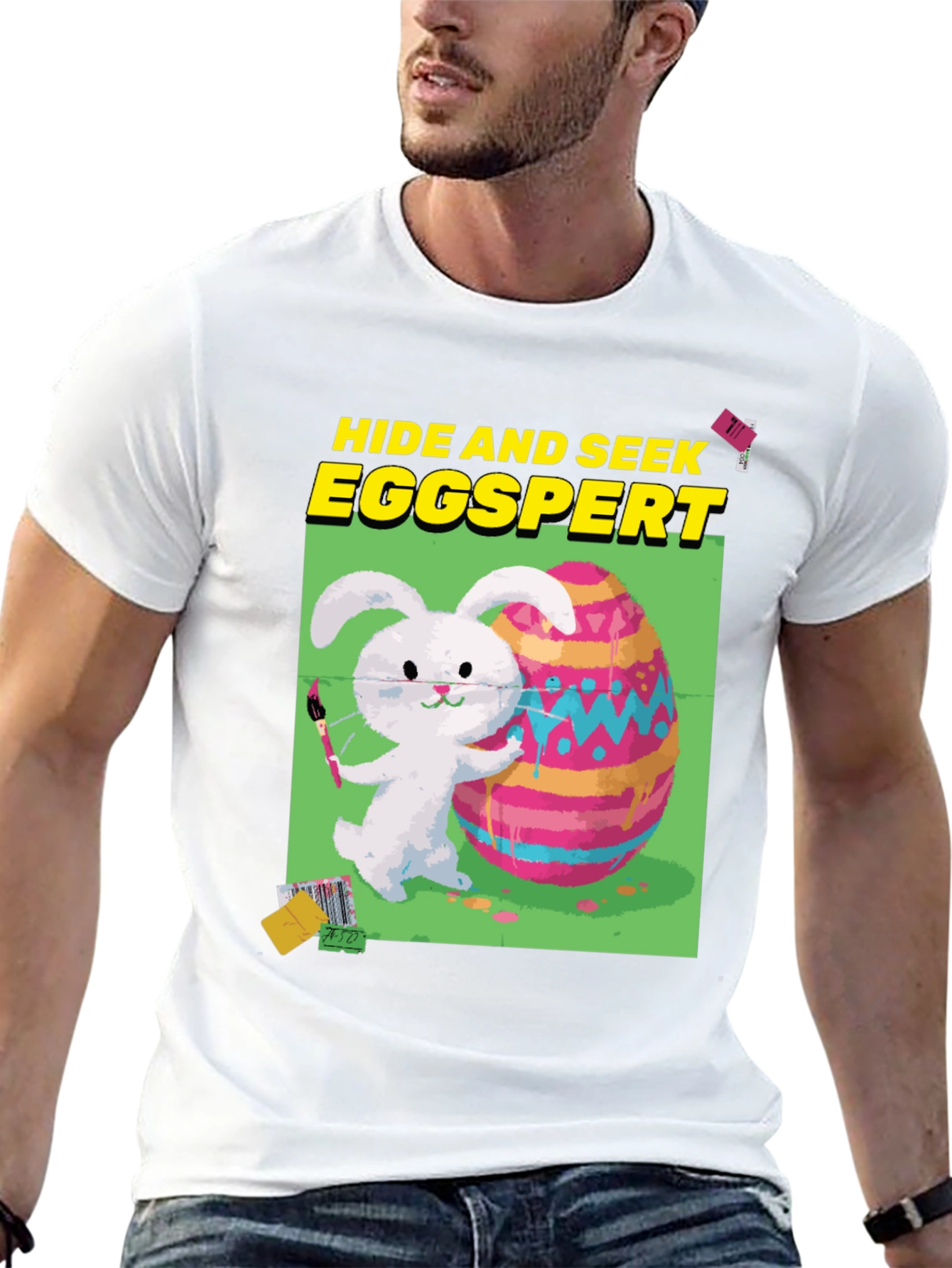 Hide and Seek Eggspert T-Shirt - Easter Bunny