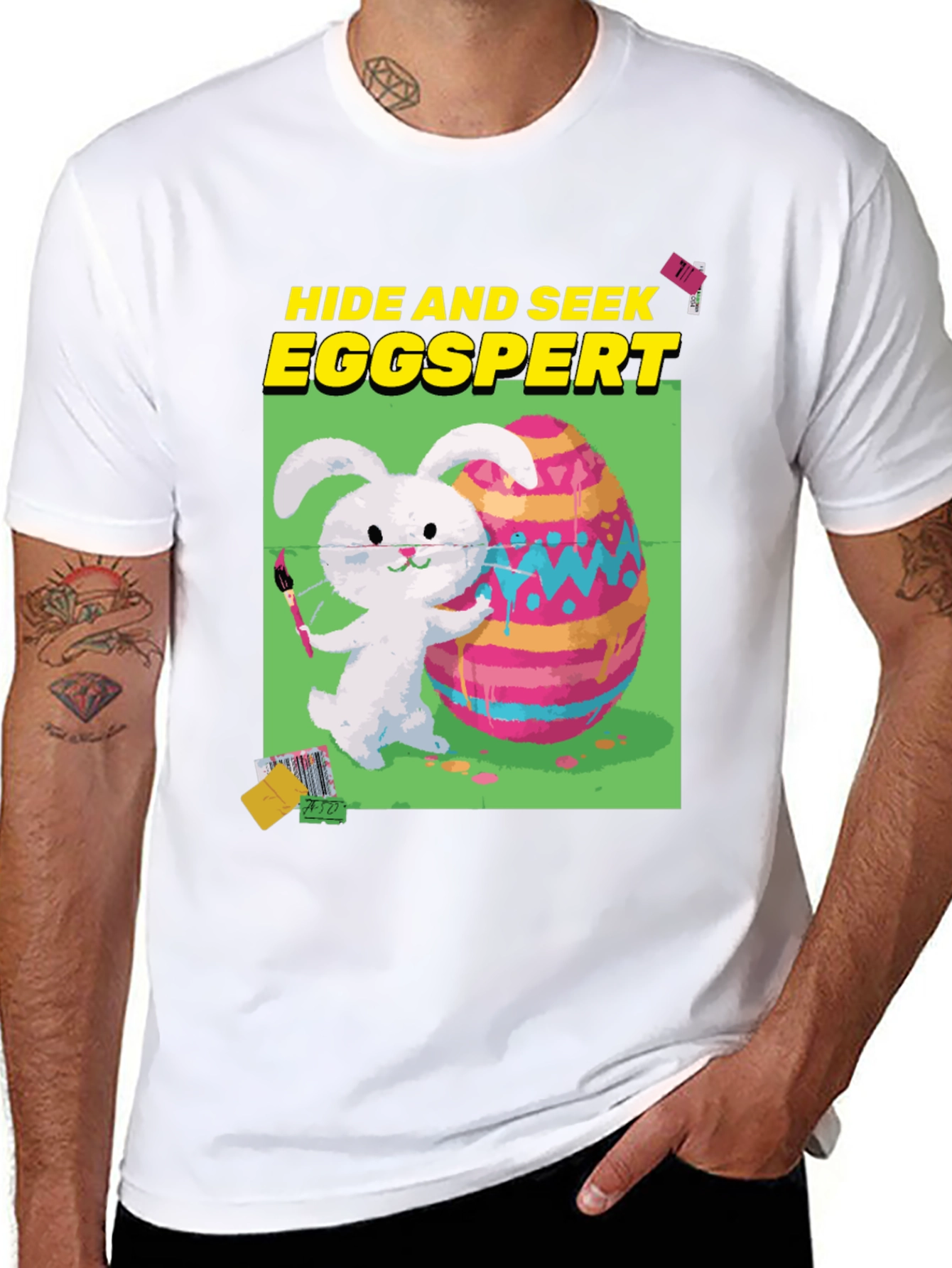 Hide and Seek Eggspert T-Shirt - Easter Bunny