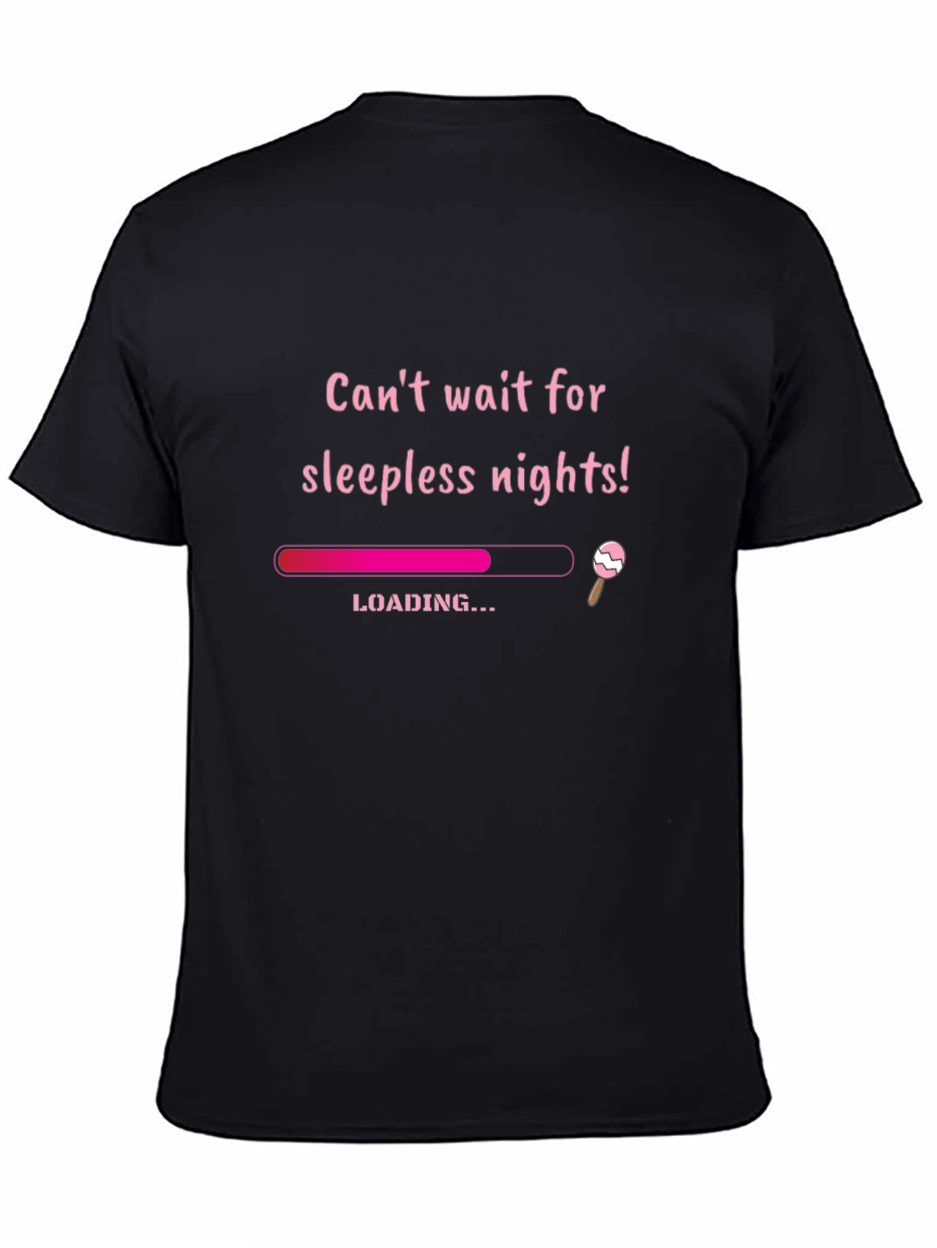 Sleepless Nights Loading Funny Graphic T-Shirt