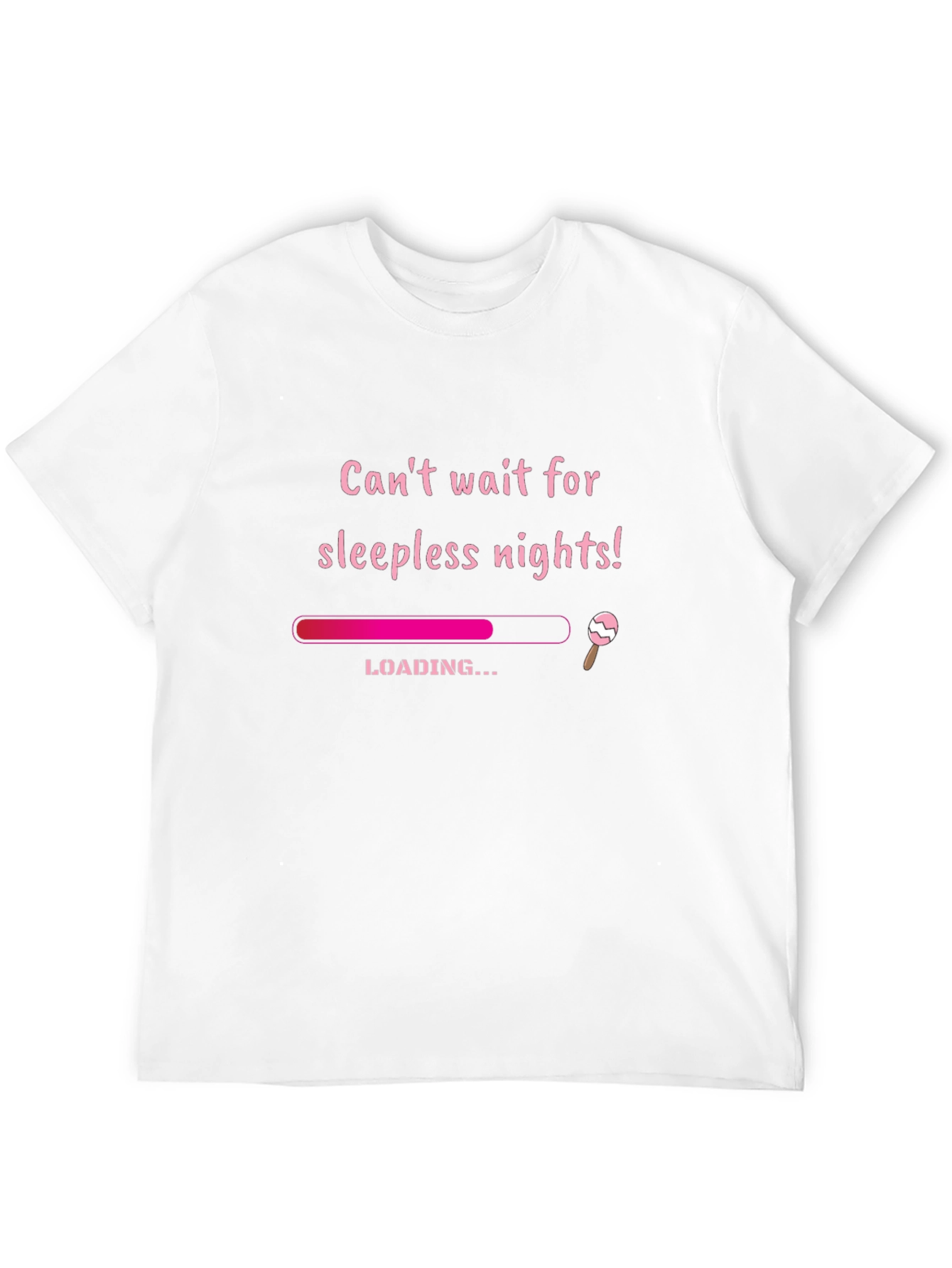 Sleepless Nights Loading Funny Graphic T-Shirt