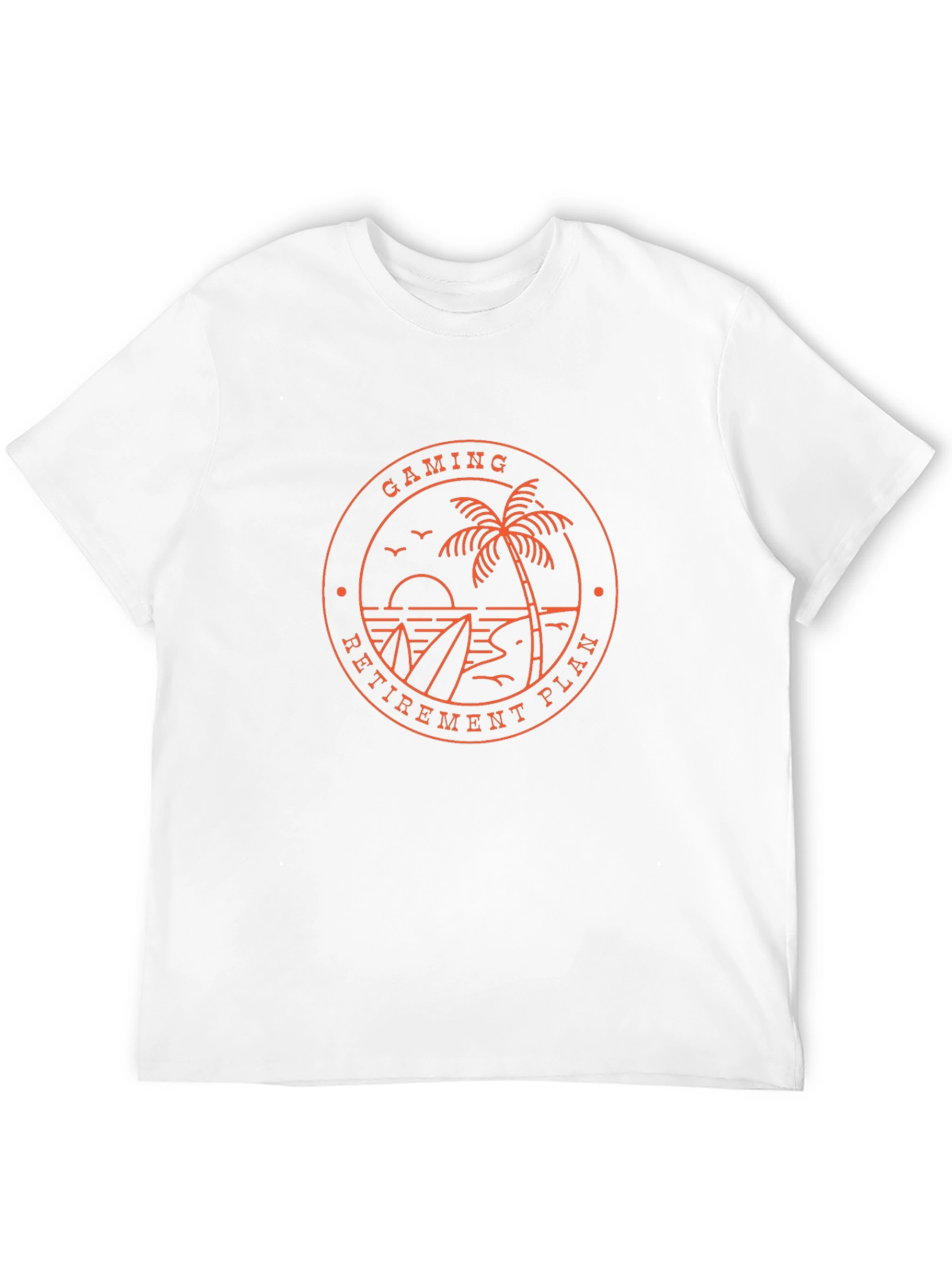 Gaming Retirement Plan Black Graphic Tee