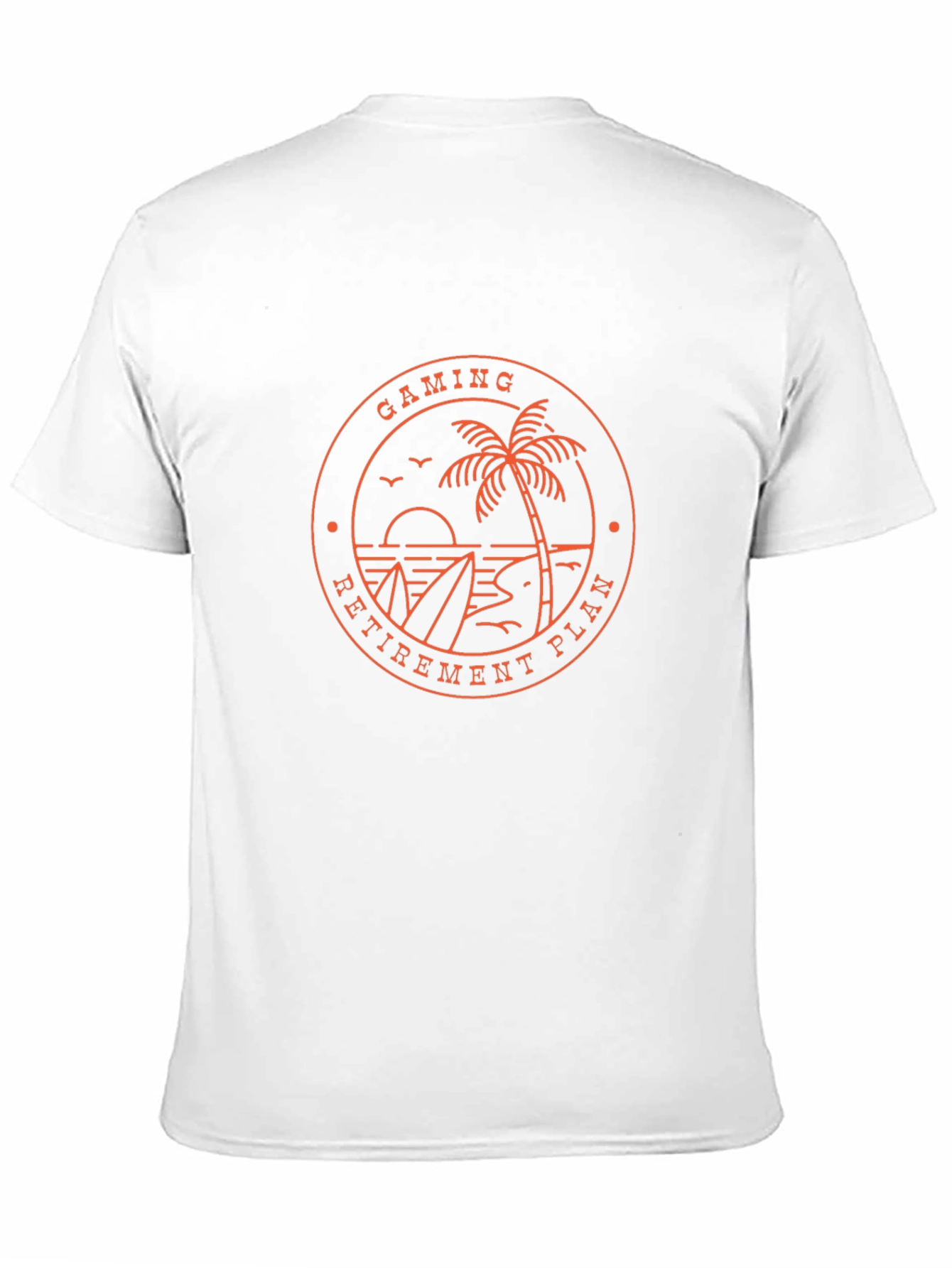 Gaming Retirement Plan Black Graphic Tee