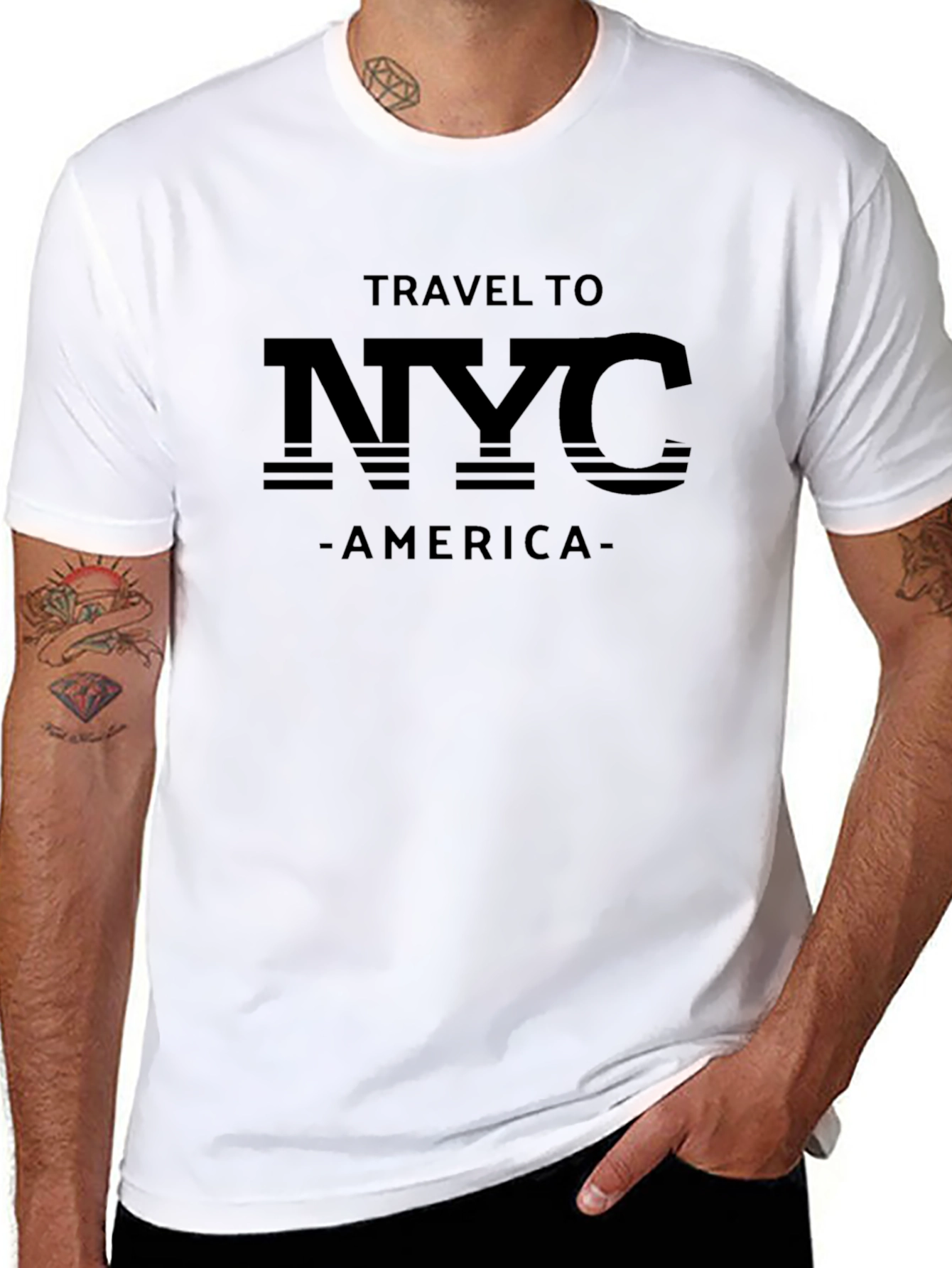 Travel to NYC America T-Shirt
