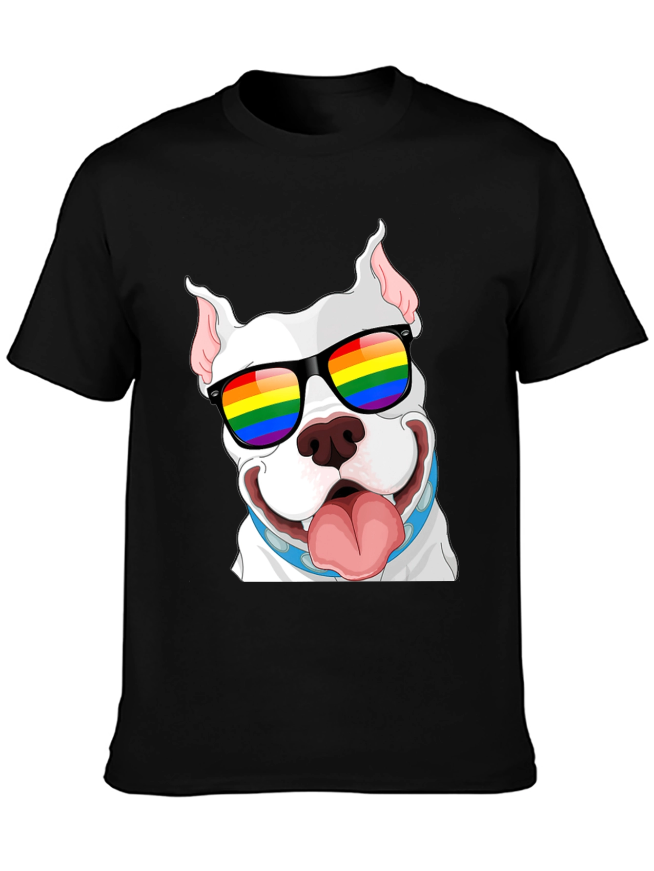 Pitbull Pride T-Shirt - LGBTQ+ Dog Tee