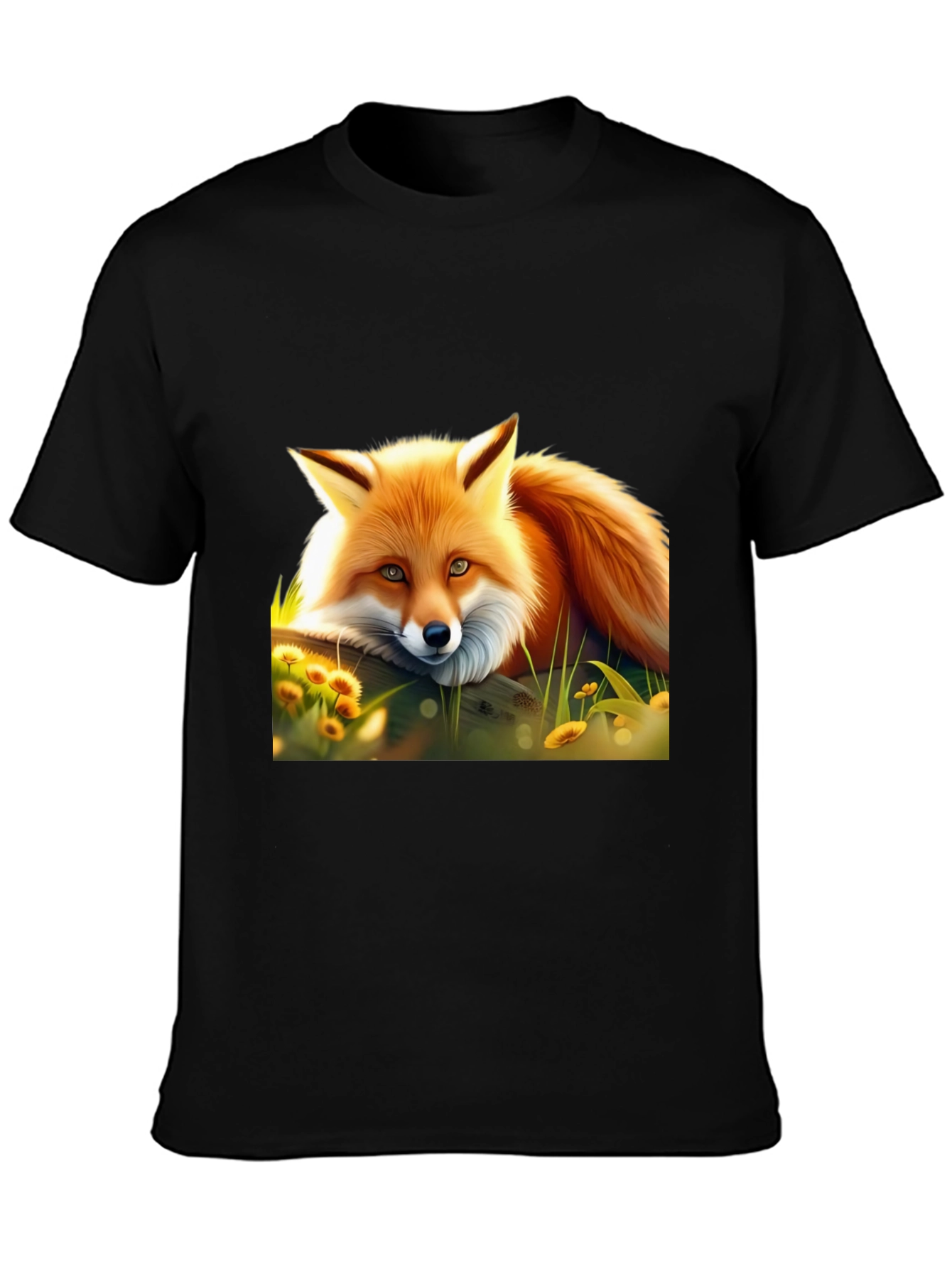 Fox Graphic Tee - Premium Comfort Fit