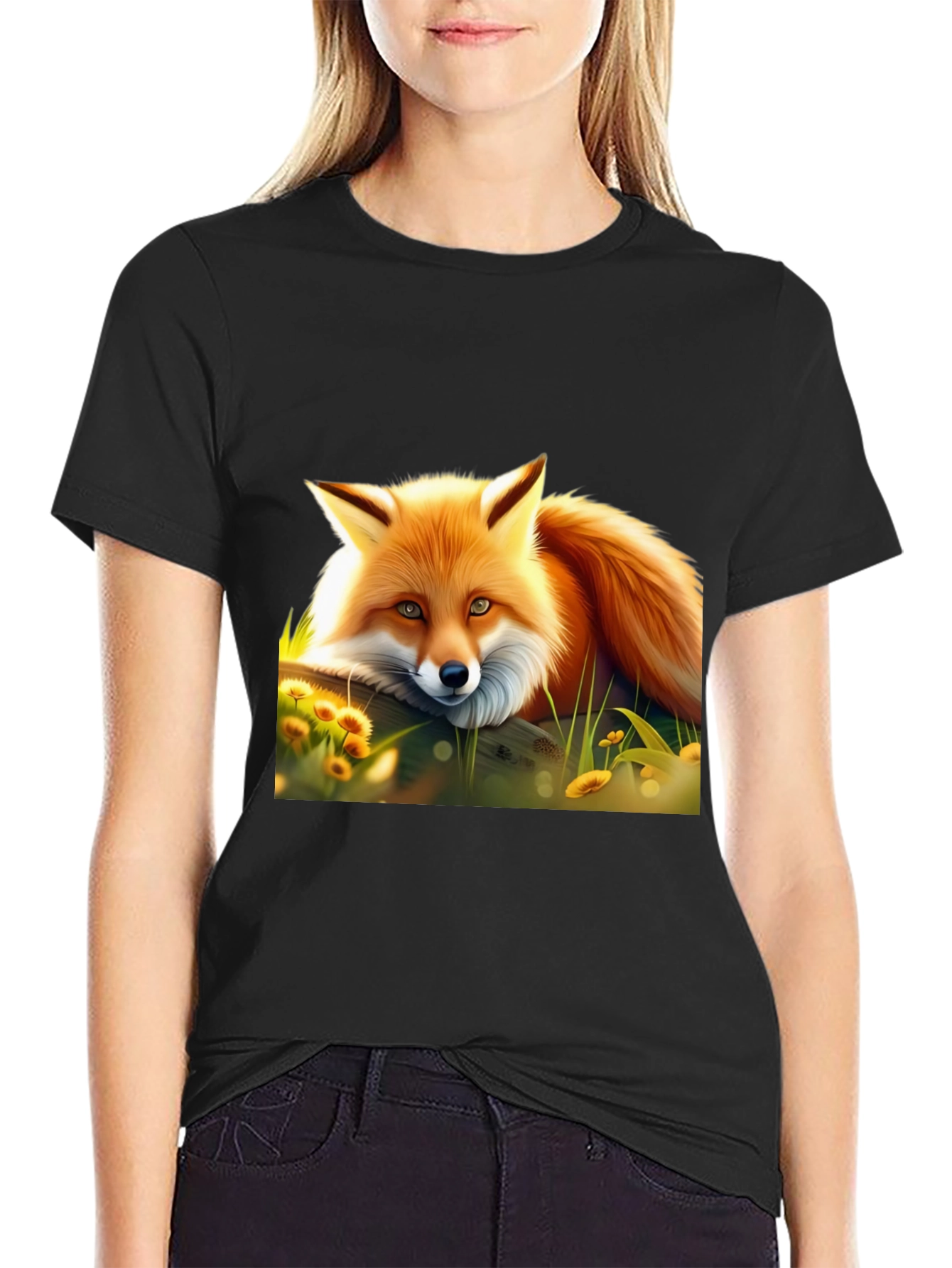 Fox Graphic Tee - Premium Comfort Fit