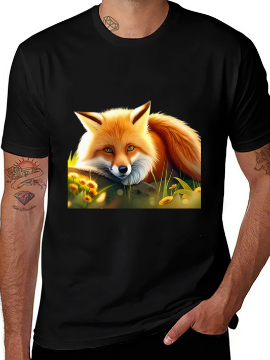 Fox Graphic Tee - Premium Comfort Fit