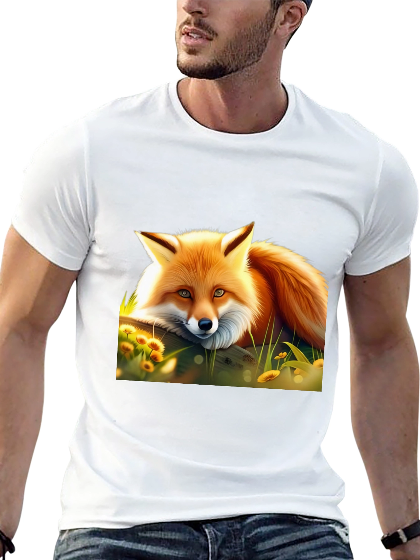 Fox Graphic Tee - Premium Comfort Fit