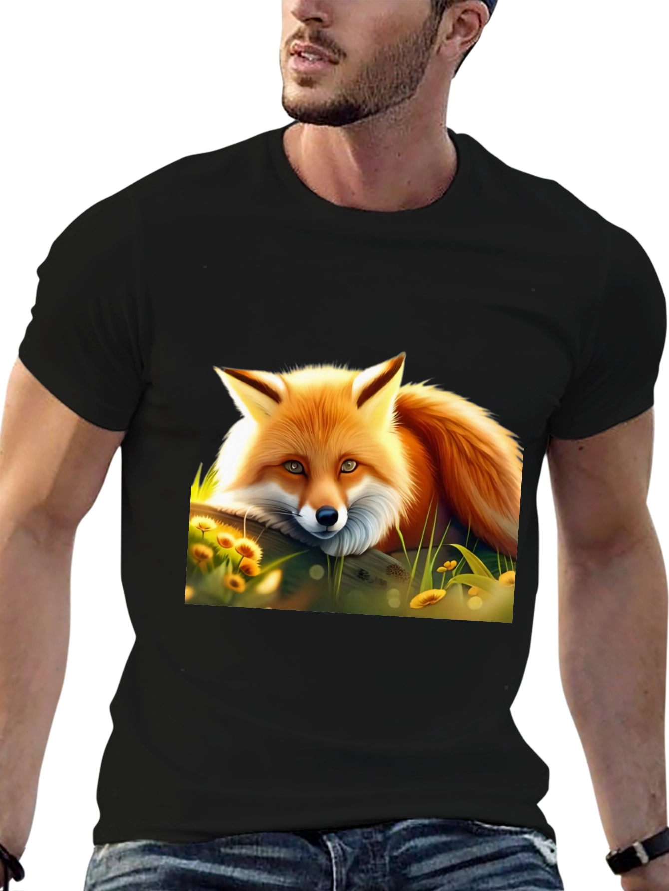 Fox Graphic Tee - Premium Comfort Fit