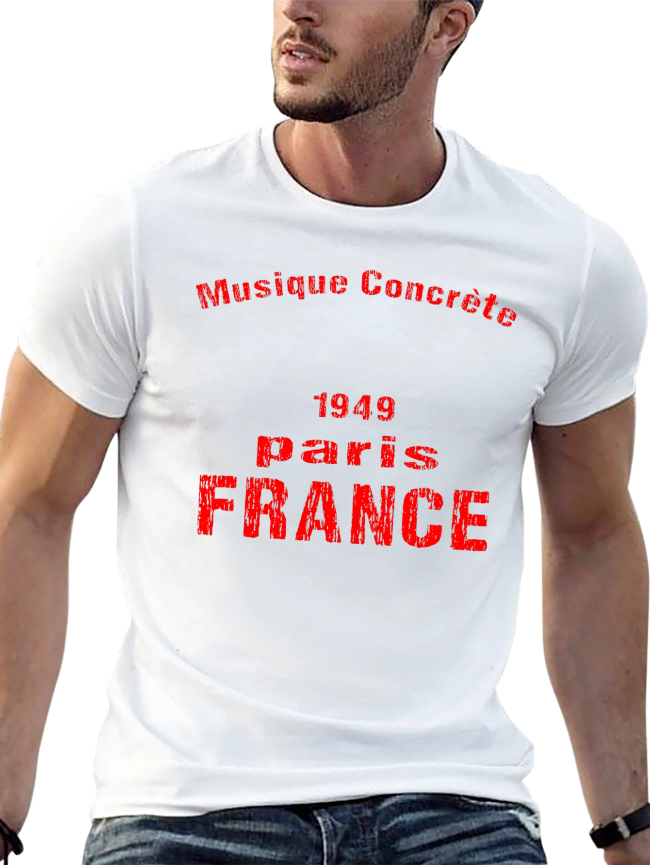 Musique Concrète 1949 Paris France Black Tee