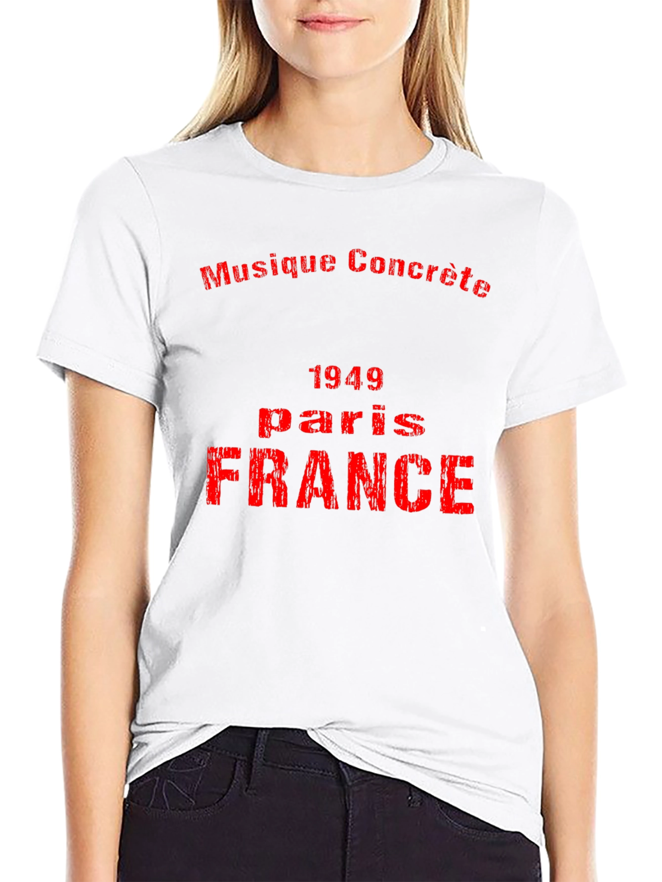 Musique Concrète 1949 Paris France Black Tee