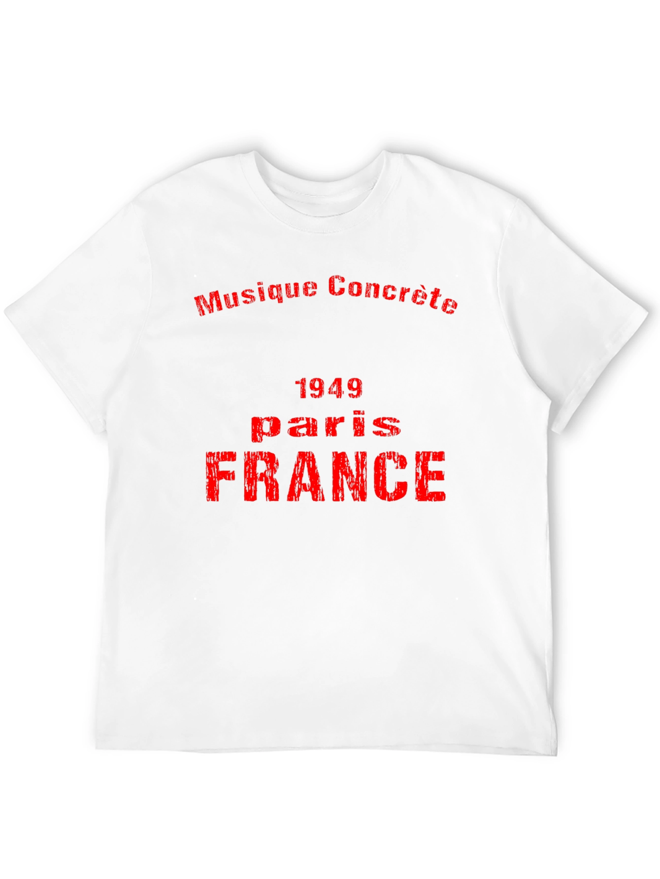 Musique Concrète 1949 Paris France Black Tee