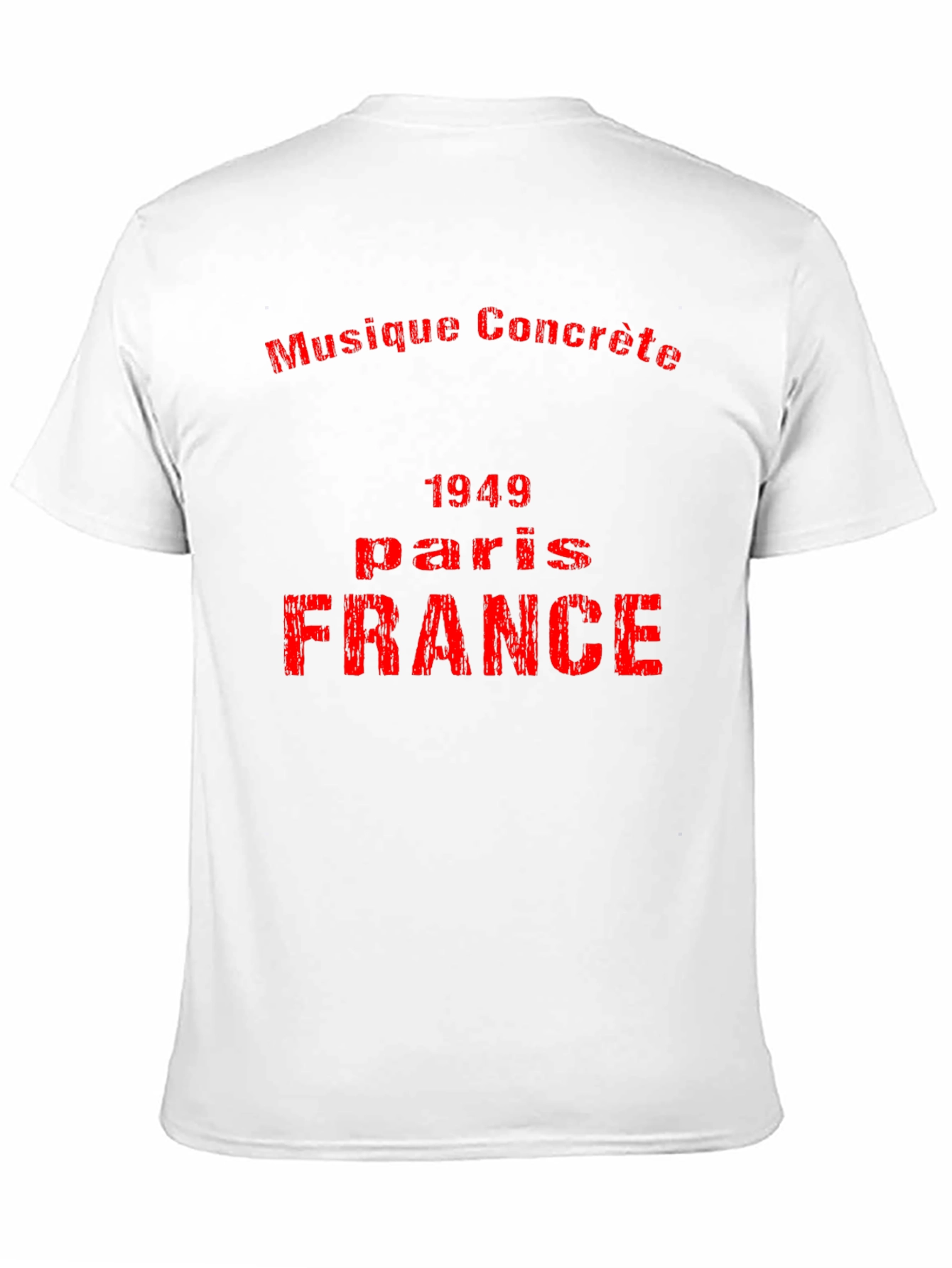 Musique Concrète 1949 Paris France Black Tee