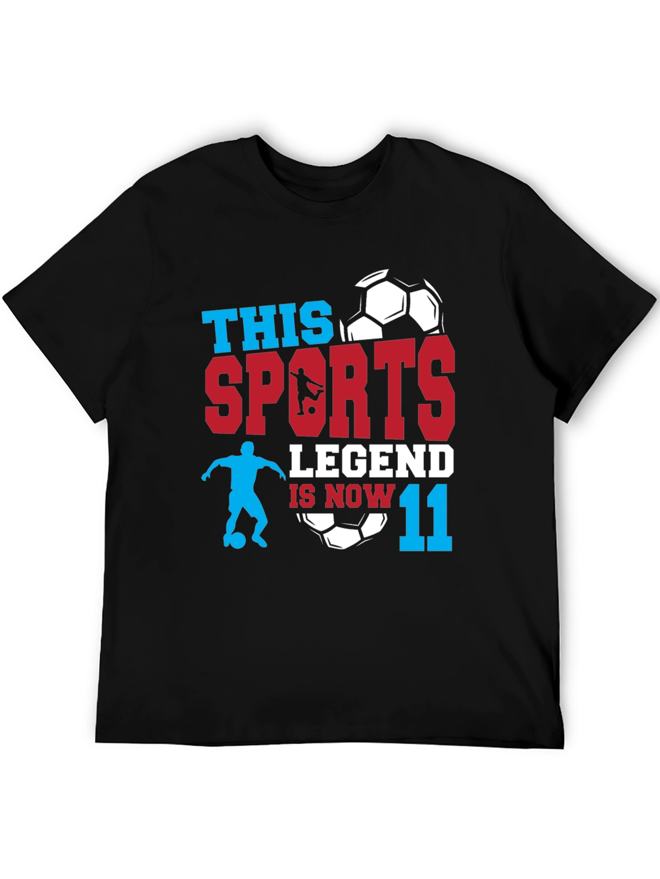 Sports Legend Soccer Birthday T-Shirt - Age 11
