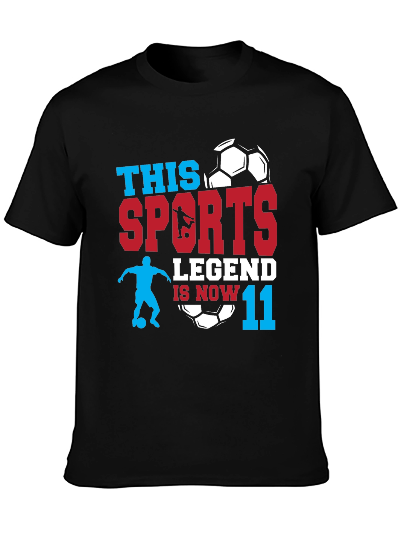 Sports Legend Soccer Birthday T-Shirt - Age 11