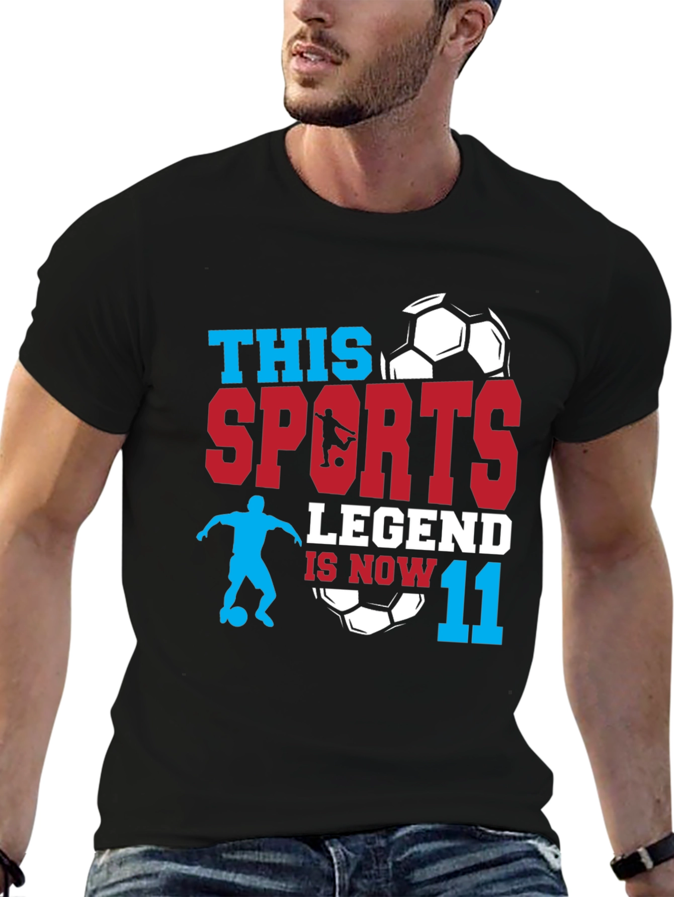Sports Legend Soccer Birthday T-Shirt - Age 11