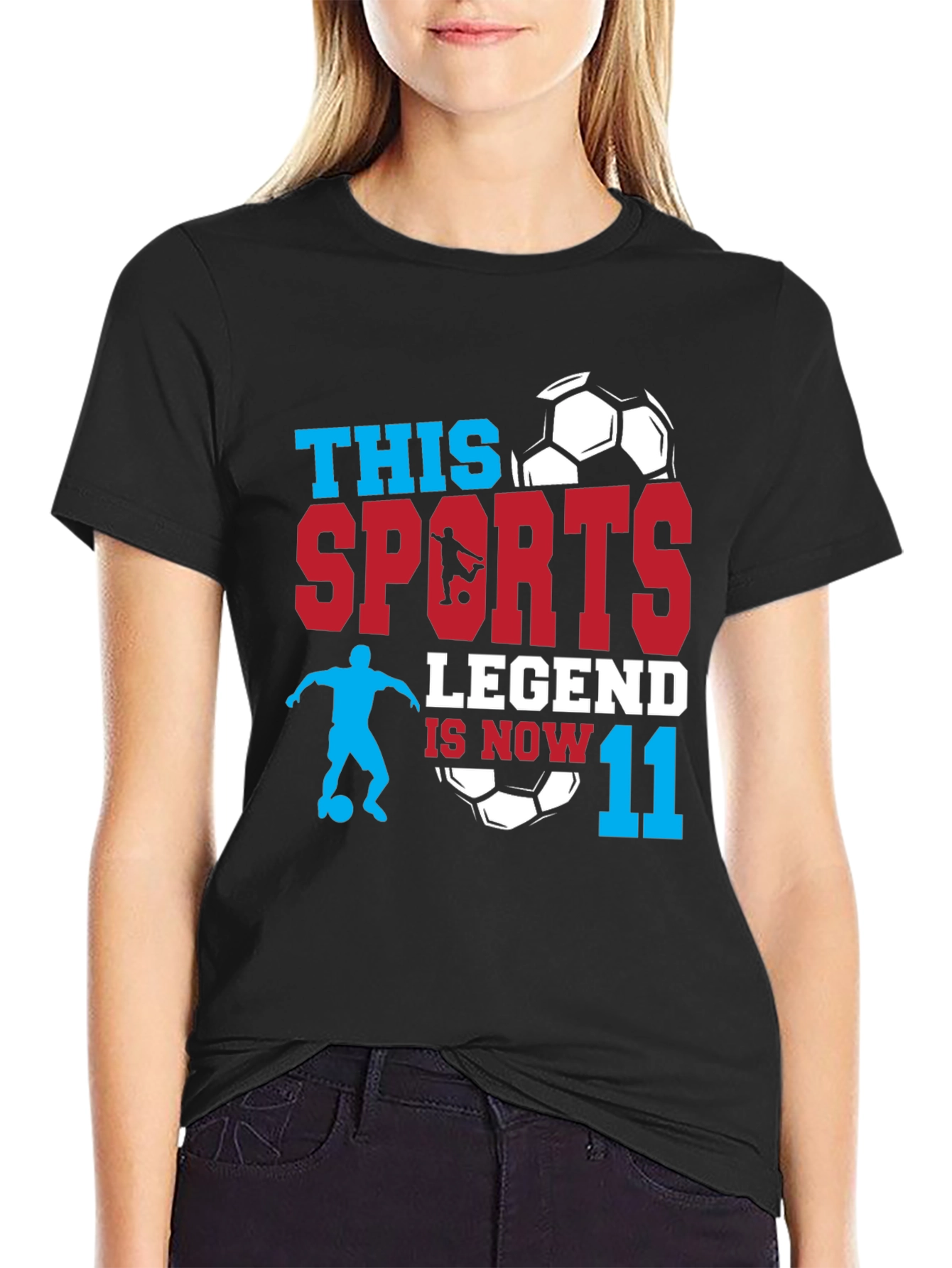 Sports Legend Soccer Birthday T-Shirt - Age 11