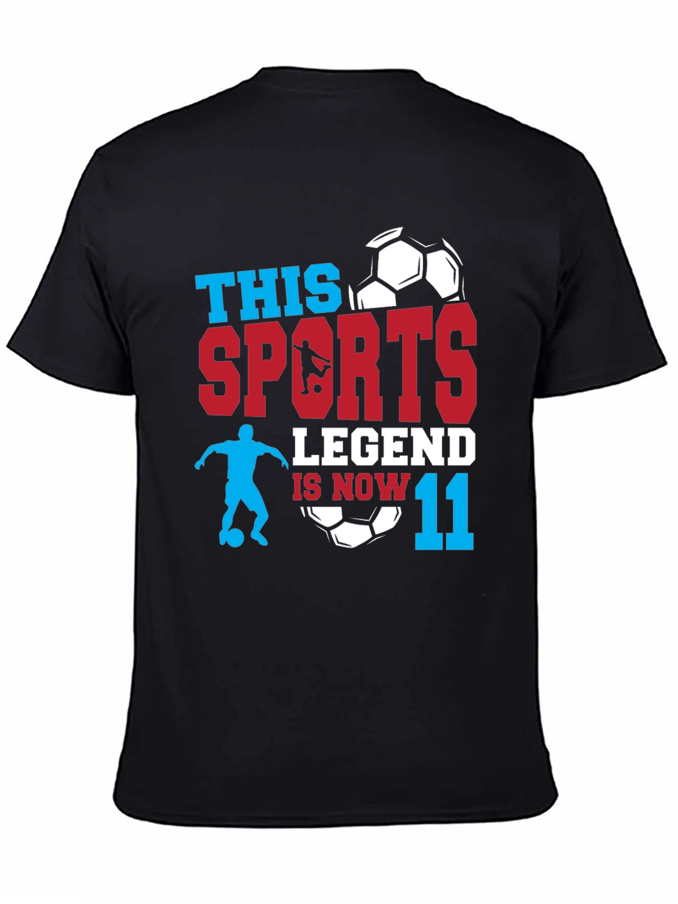 Sports Legend Soccer Birthday T-Shirt - Age 11