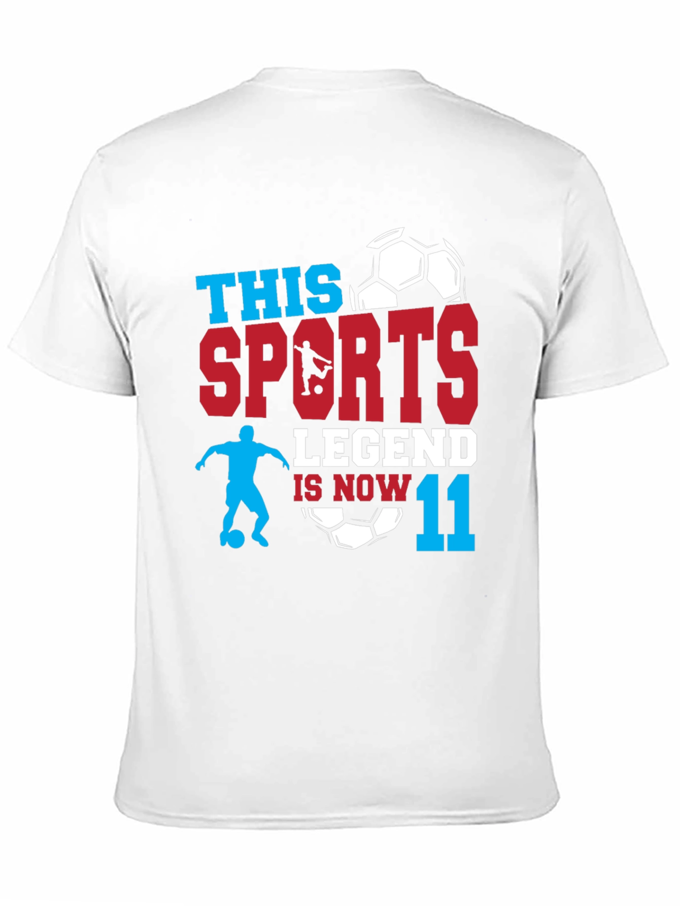 Sports Legend Soccer Birthday T-Shirt - Age 11