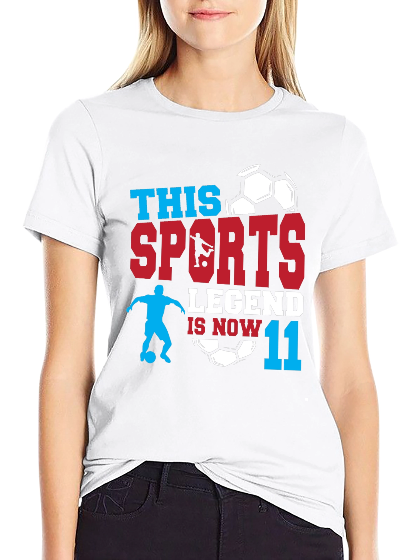 Sports Legend Soccer Birthday T-Shirt - Age 11