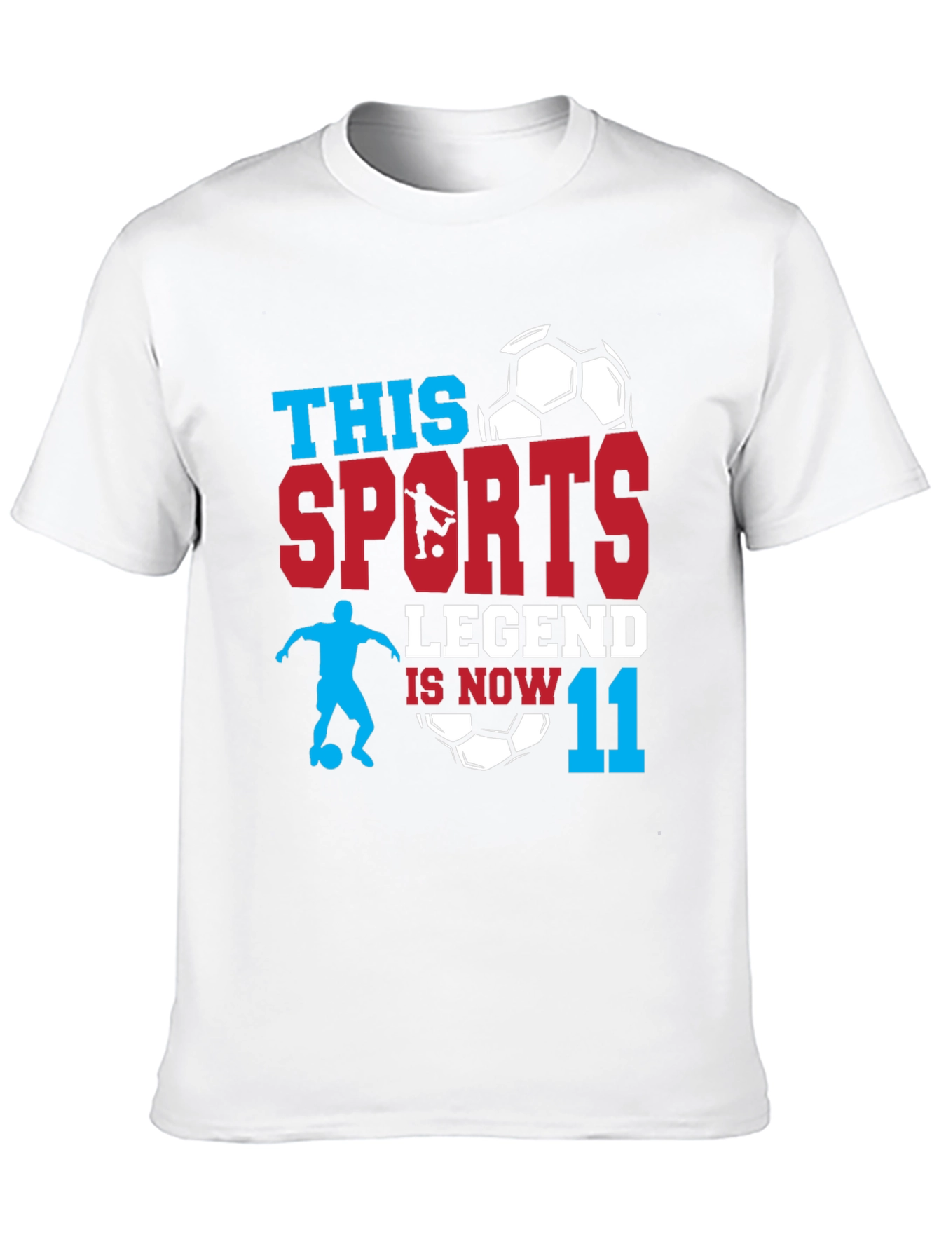 Sports Legend Soccer Birthday T-Shirt - Age 11