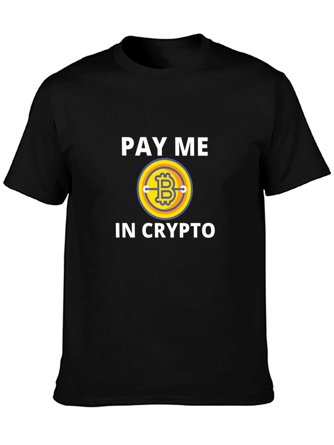 Pay Me In Crypto Bitcoin Graphic T-Shirt