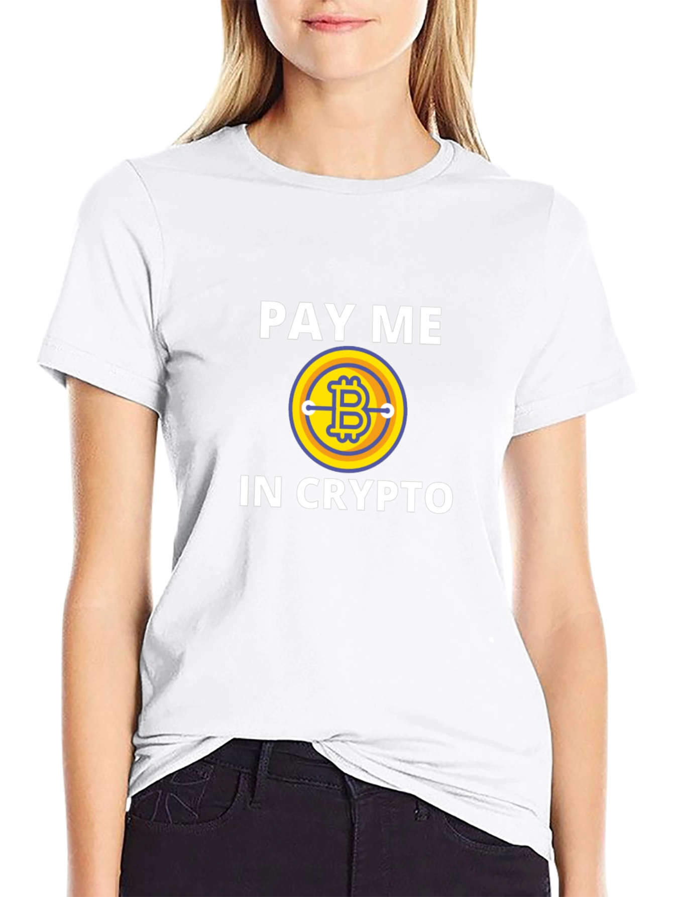 Pay Me In Crypto Bitcoin Graphic T-Shirt
