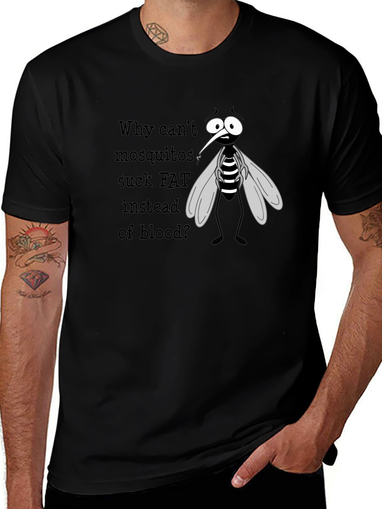 Mosquito Humor Graphic Tee