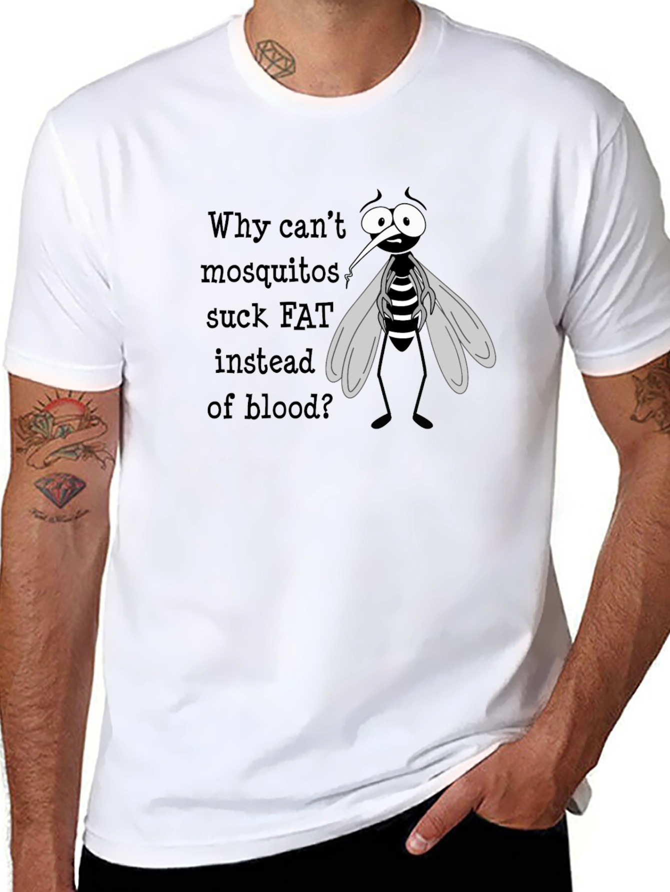 Mosquito Humor Graphic Tee