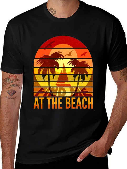 Retro Beach Sunset T-Shirt