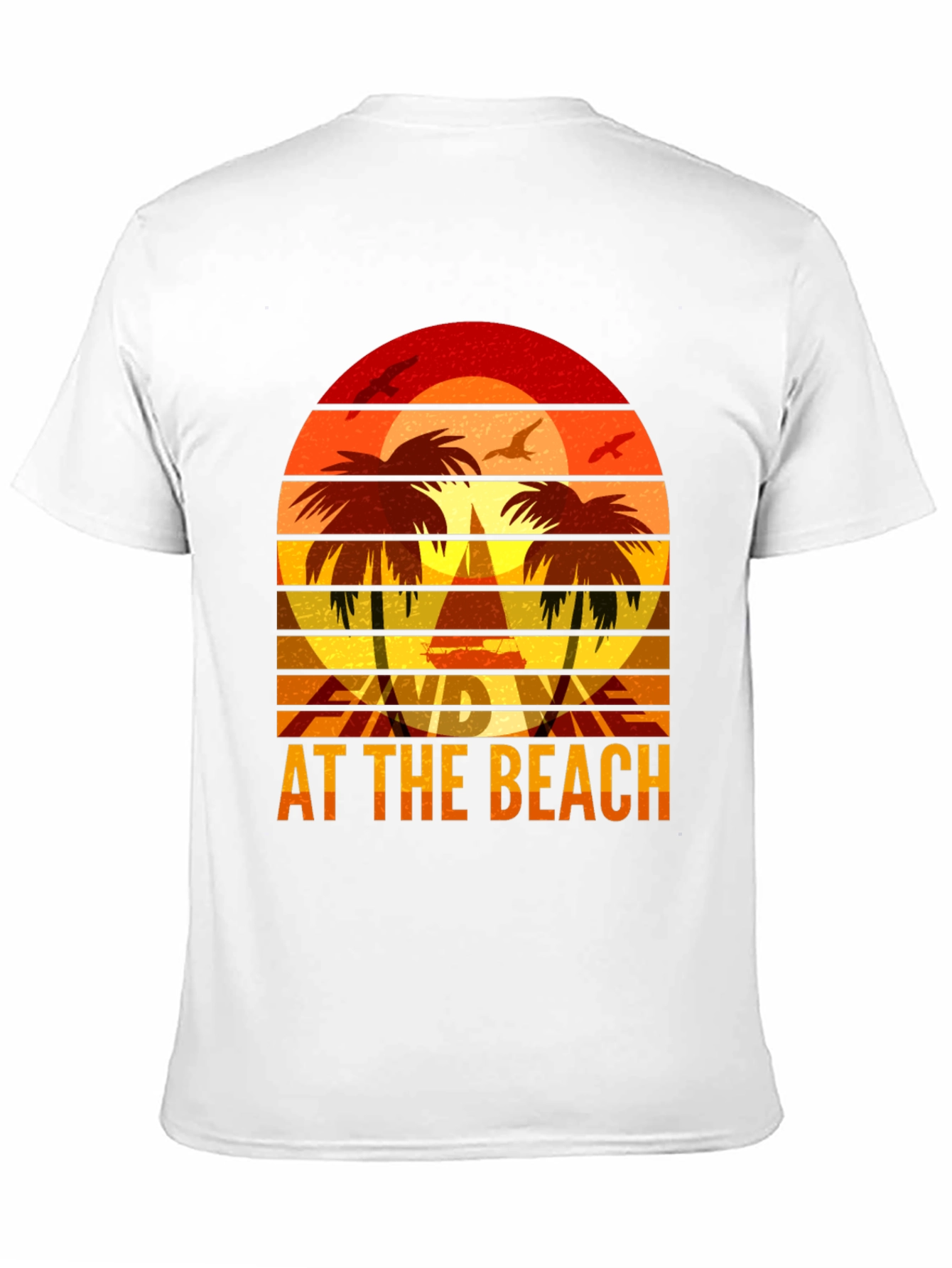 Retro Beach Sunset T-Shirt