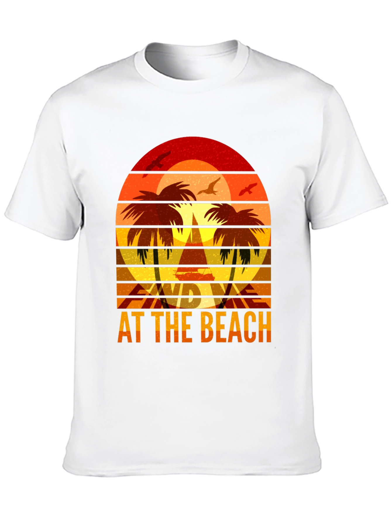 Retro Beach Sunset T-Shirt
